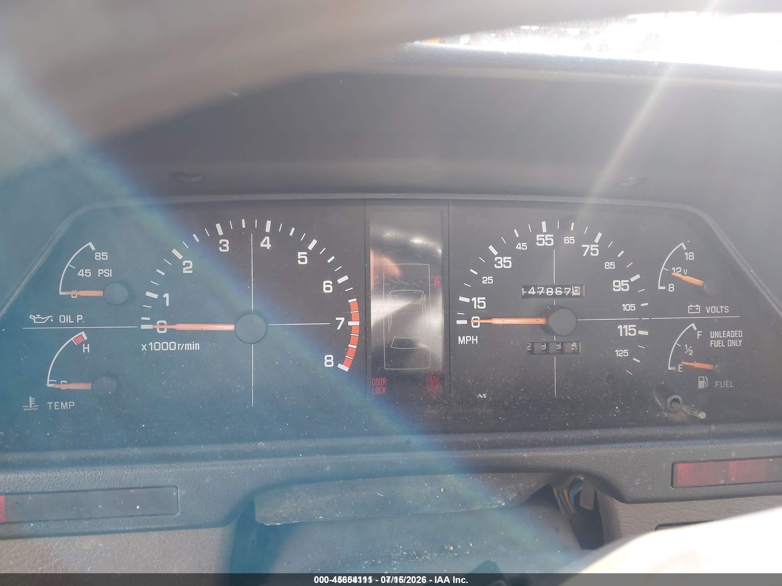 1991 Subaru Loyale   Red vin: JF1AC422XMB207450