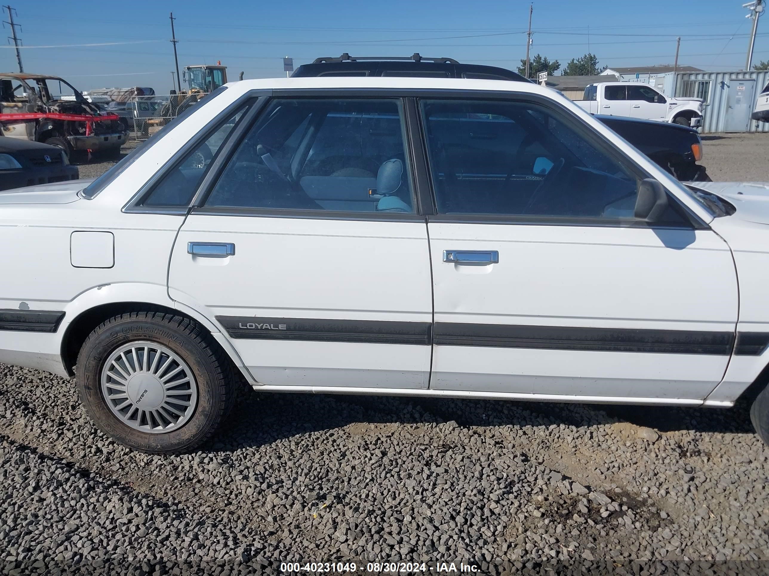 1993 Subaru Loyale   Белый vin: JF1AC422XPB207114
