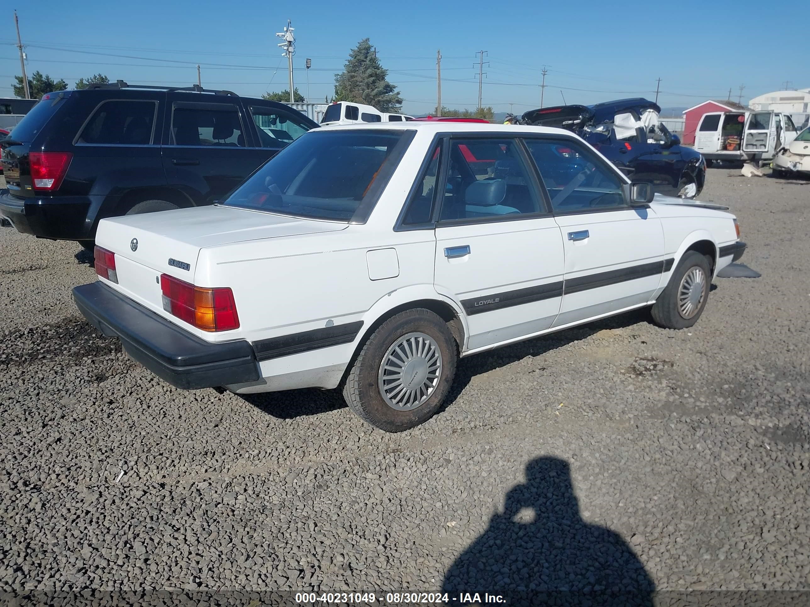 1993 Subaru Loyale   Белый vin: JF1AC422XPB207114