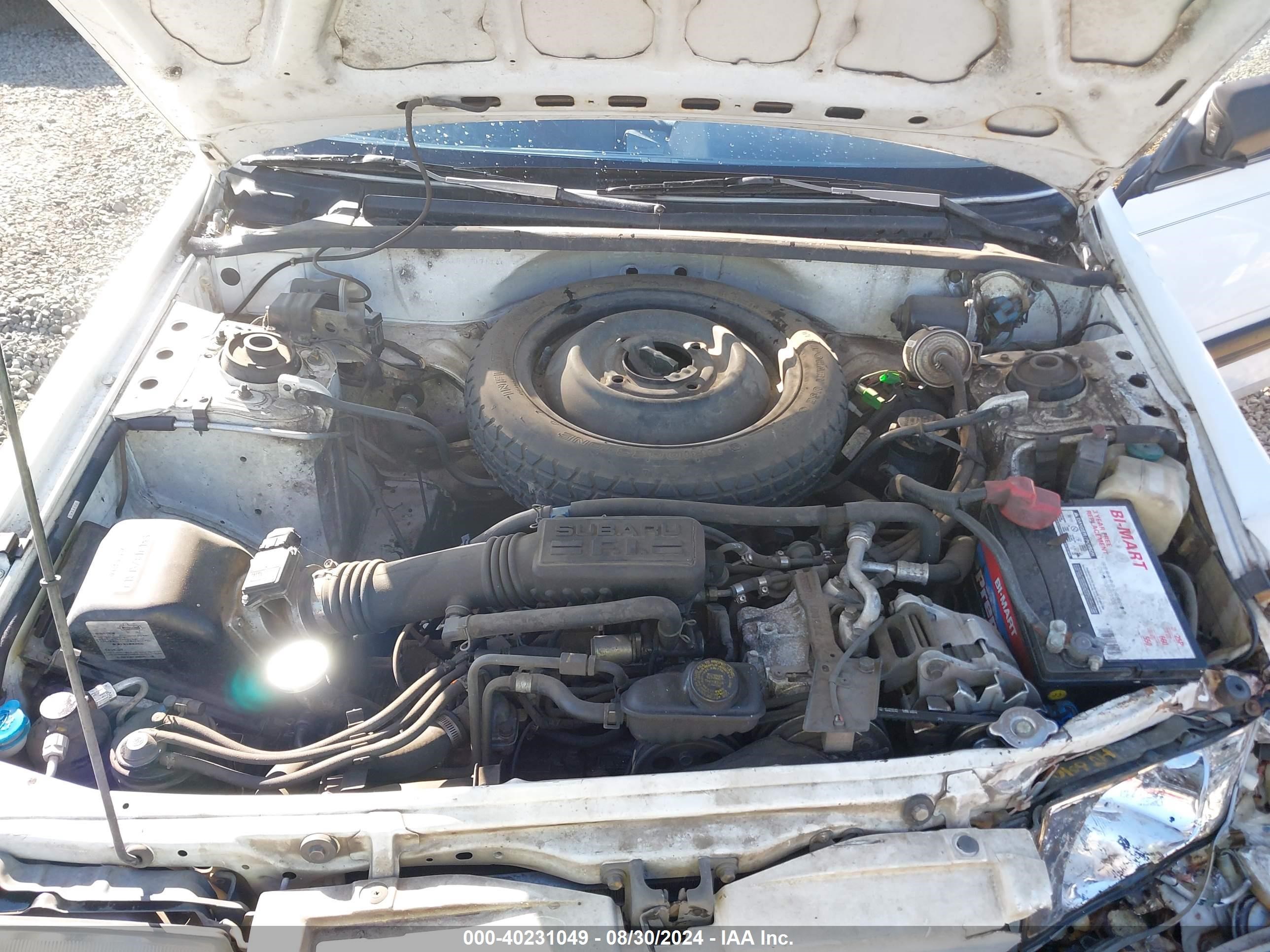 1993 Subaru Loyale   Белый vin: JF1AC422XPB207114
