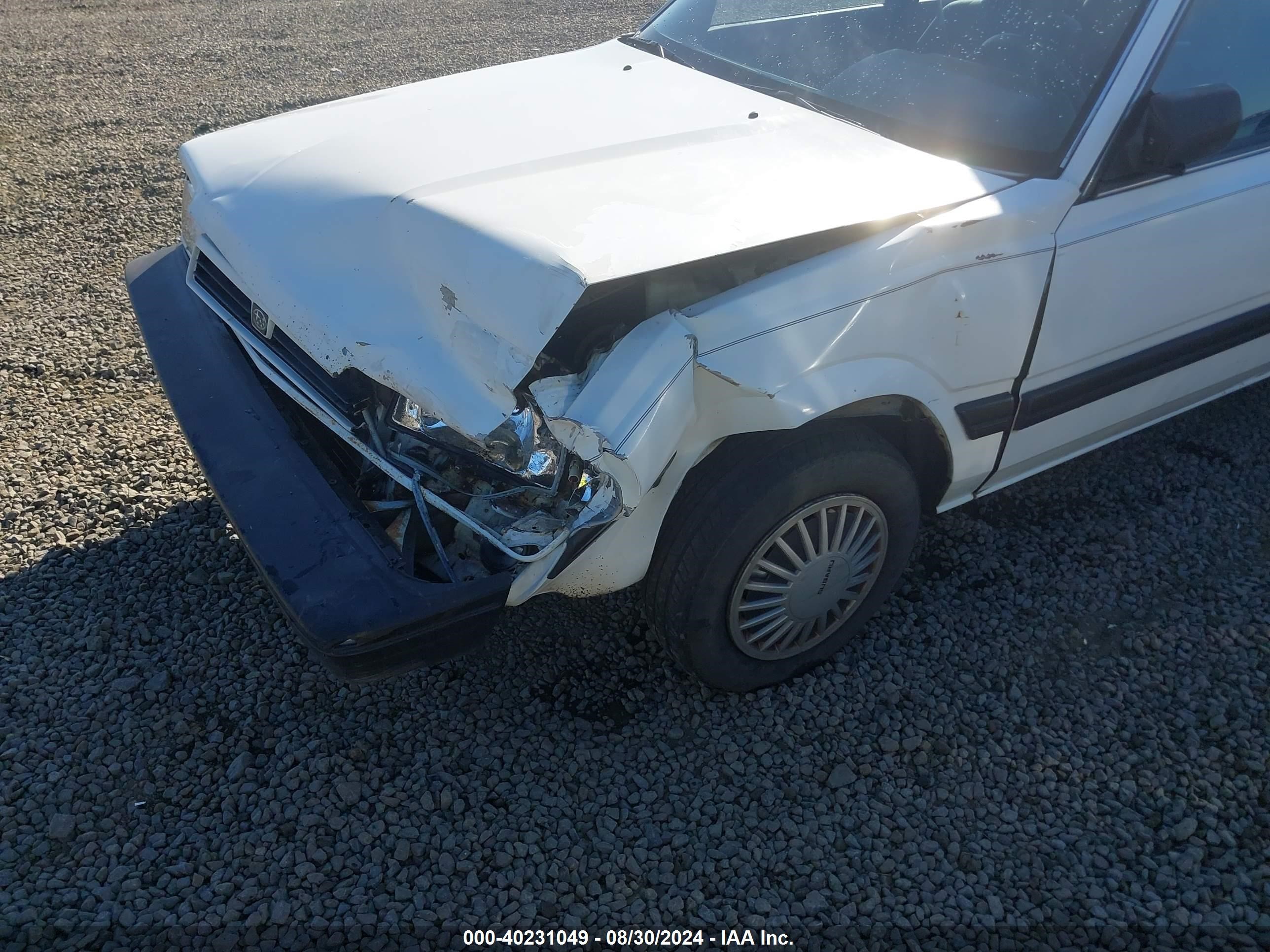 1993 Subaru Loyale   Белый vin: JF1AC422XPB207114