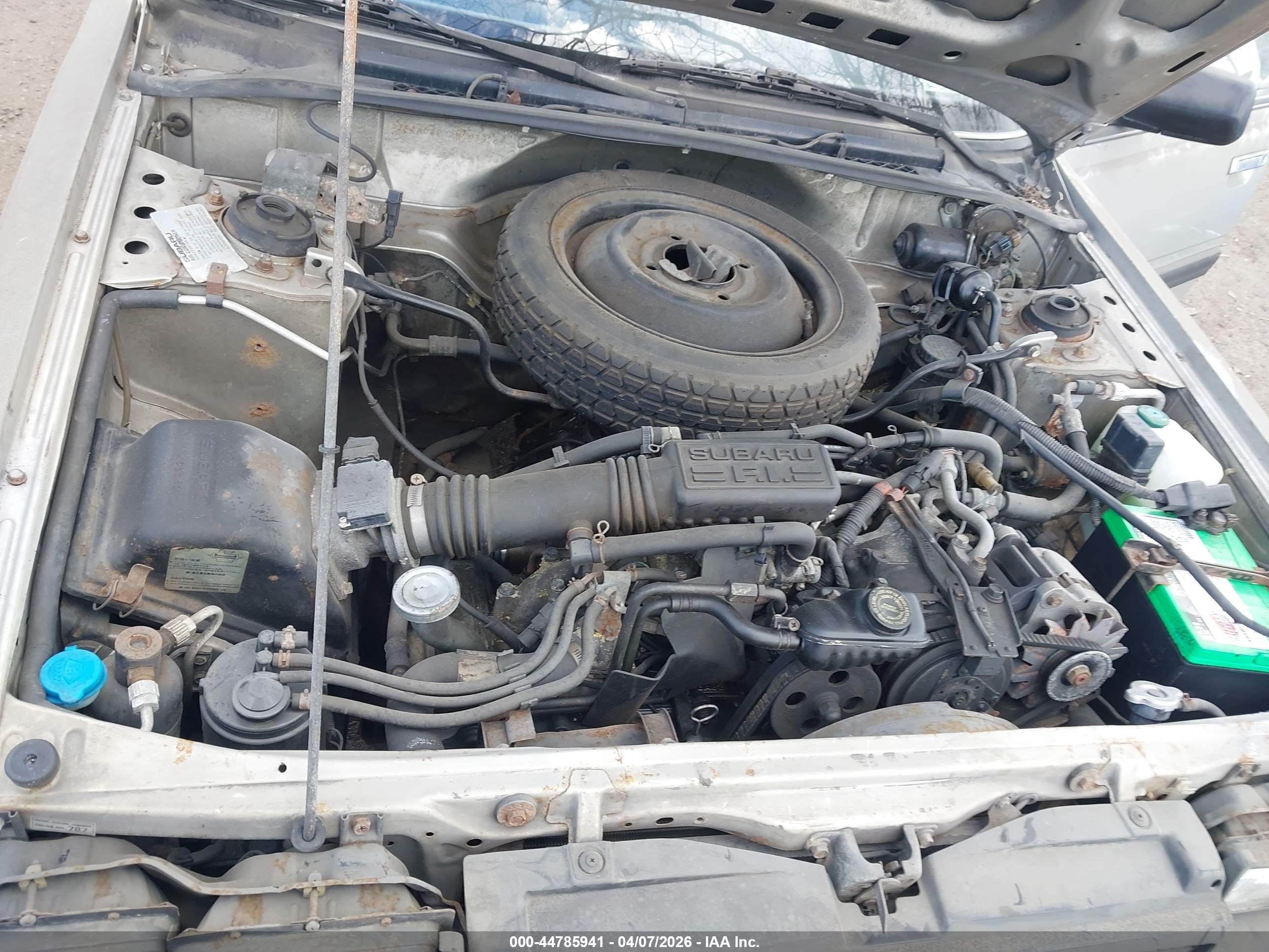 1987 Subaru Dl   Silver vin: JF1AC42B2HC235257