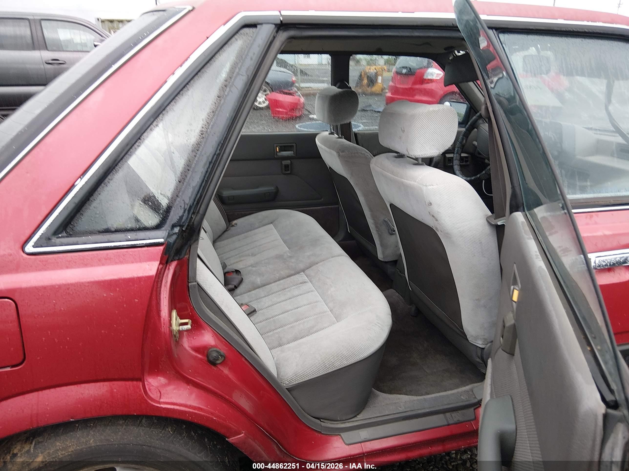 1989 Subaru Gl   Red vin: JF1AC43B6KC219505
