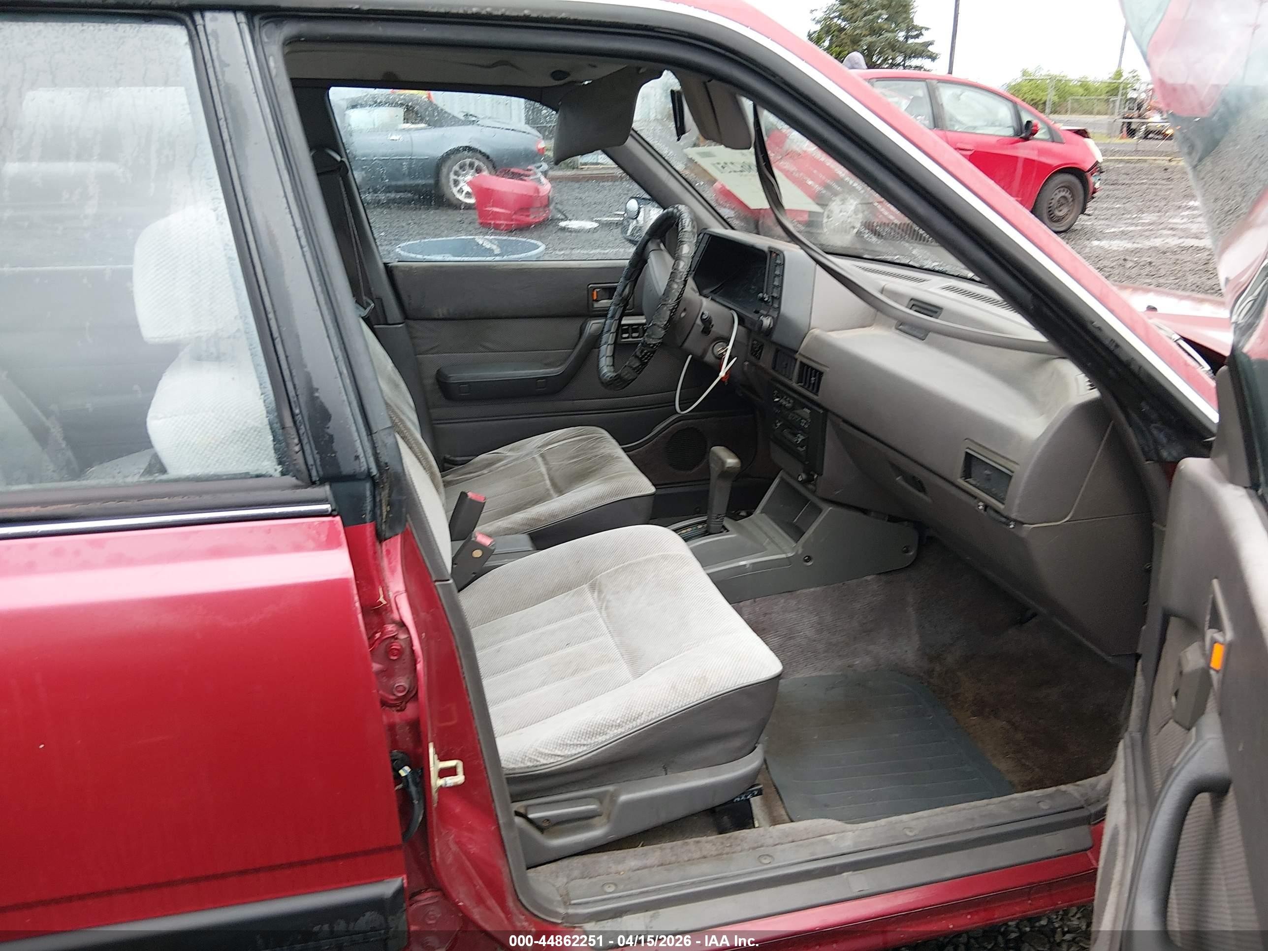1989 Subaru Gl   Red vin: JF1AC43B6KC219505