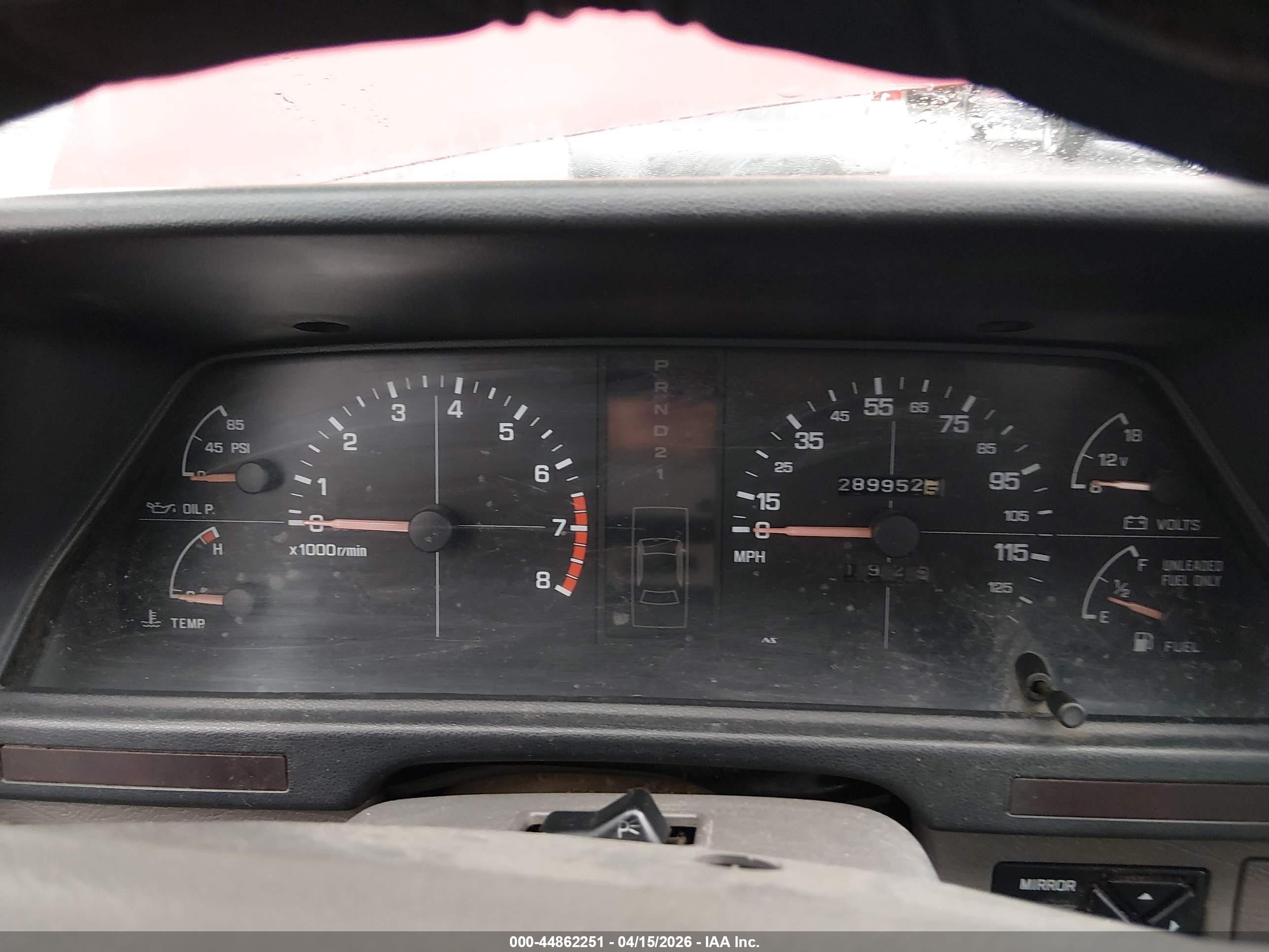 1989 Subaru Gl   Red vin: JF1AC43B6KC219505