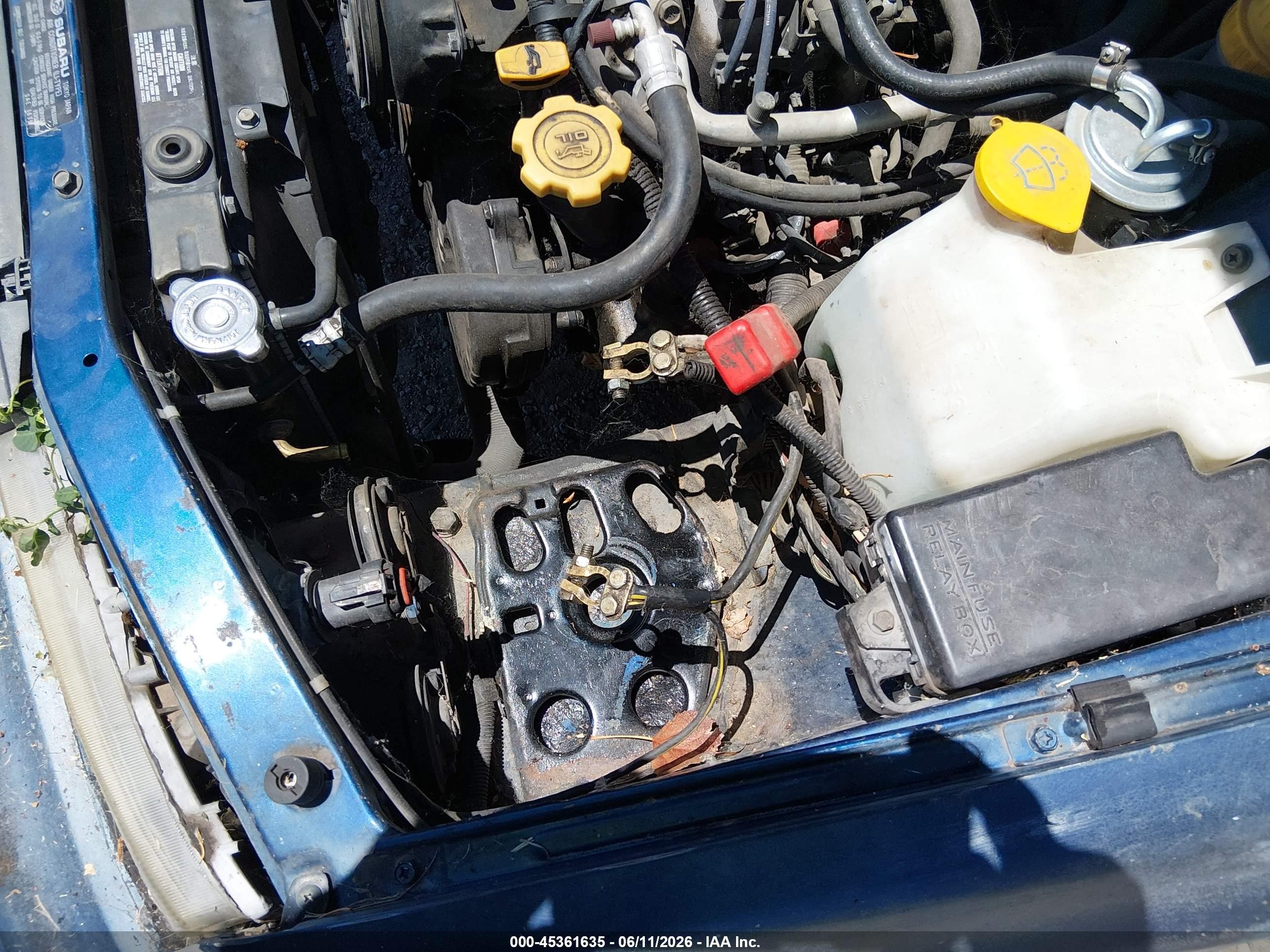 1991 Subaru Legacy L/hx/px/rx Blue vin: JF1BC632XMB605563