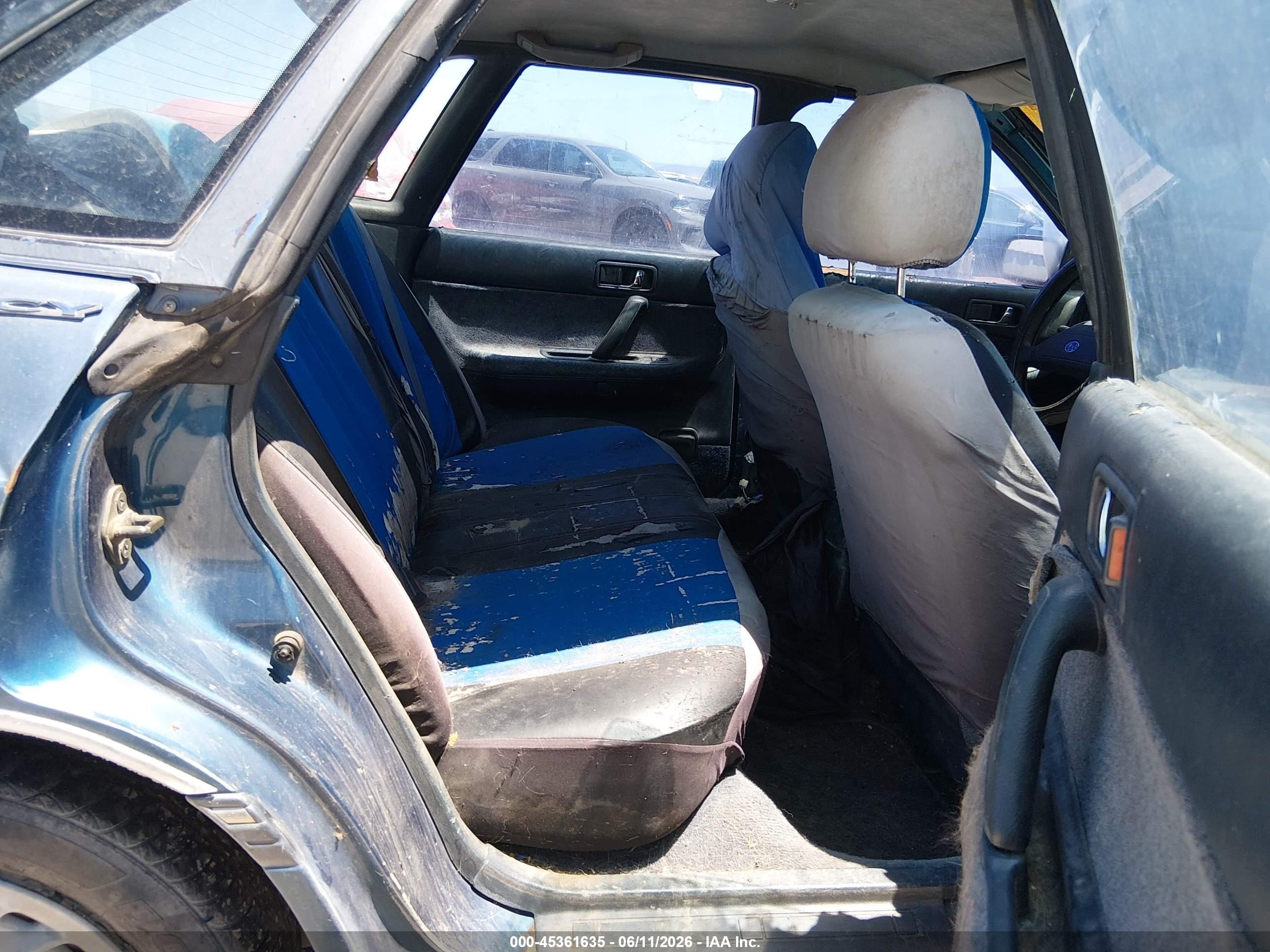 1991 Subaru Legacy L/hx/px/rx Blue vin: JF1BC632XMB605563