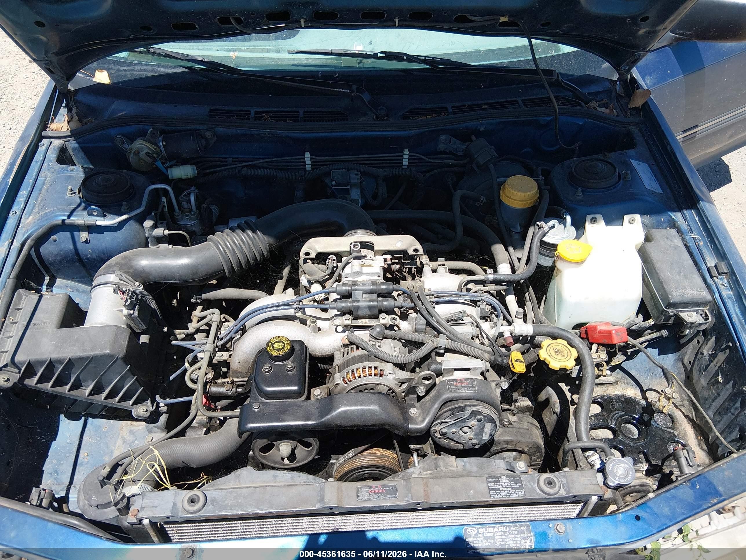 1991 Subaru Legacy L/hx/px/rx Blue vin: JF1BC632XMB605563