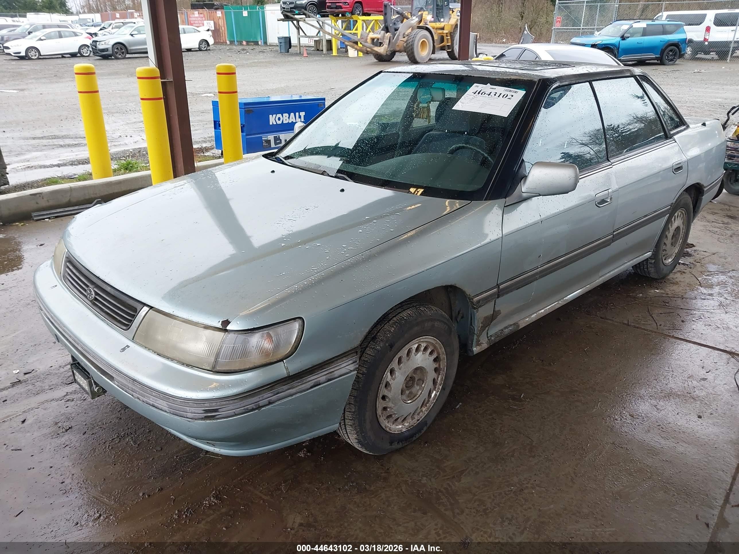 1993 Subaru Legacy Ls Special Серебряный vin: JF1BC6538PH606198