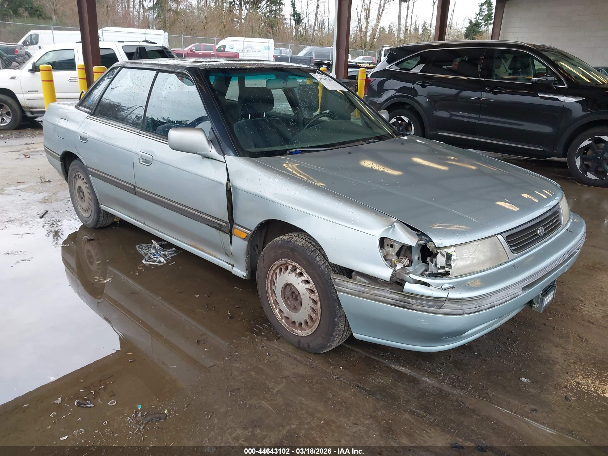 1993 Subaru Legacy Ls Special Silver vin: JF1BC6538PH606198
