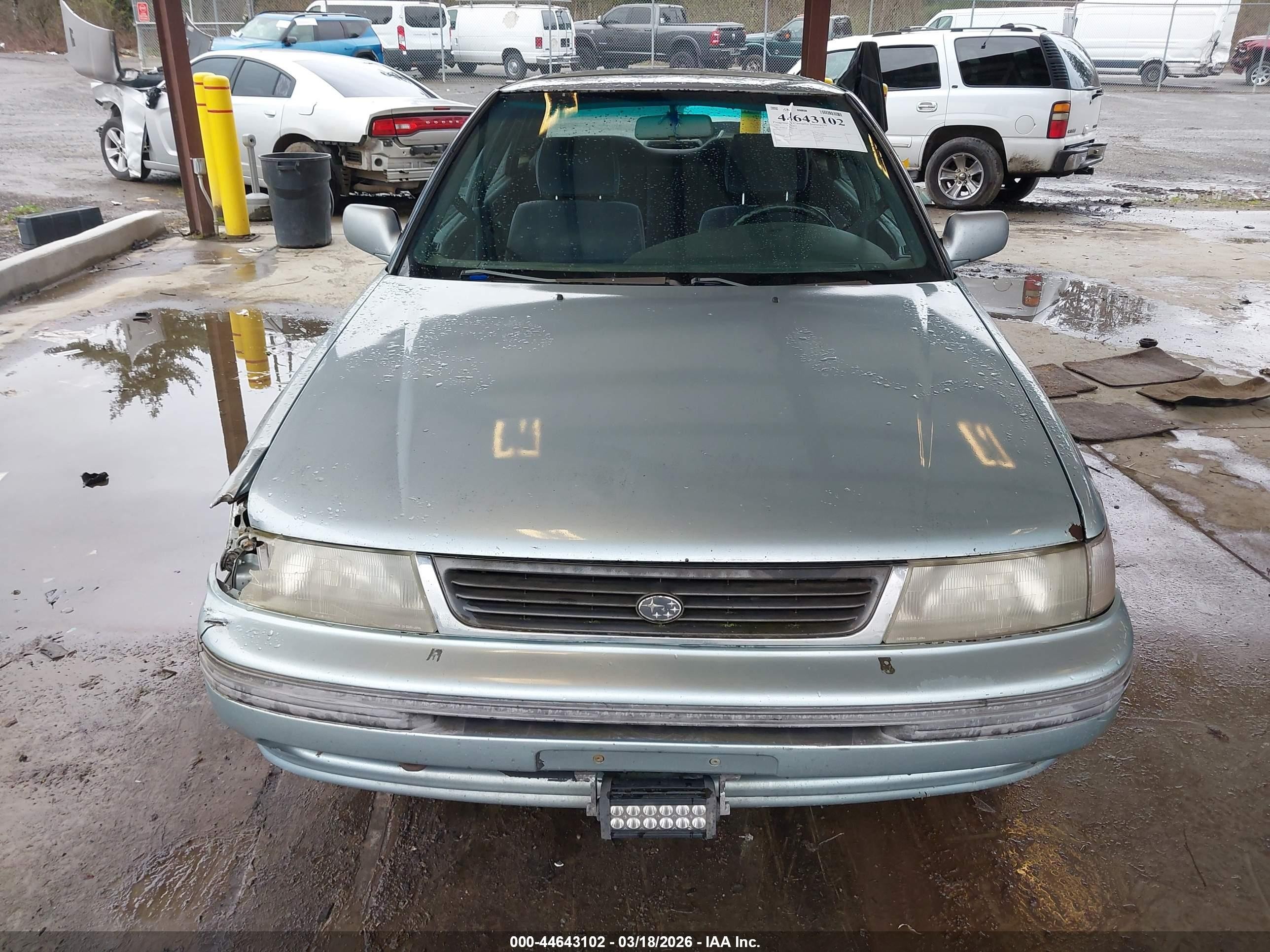 1993 Subaru Legacy Ls Special Серебряный vin: JF1BC6538PH606198