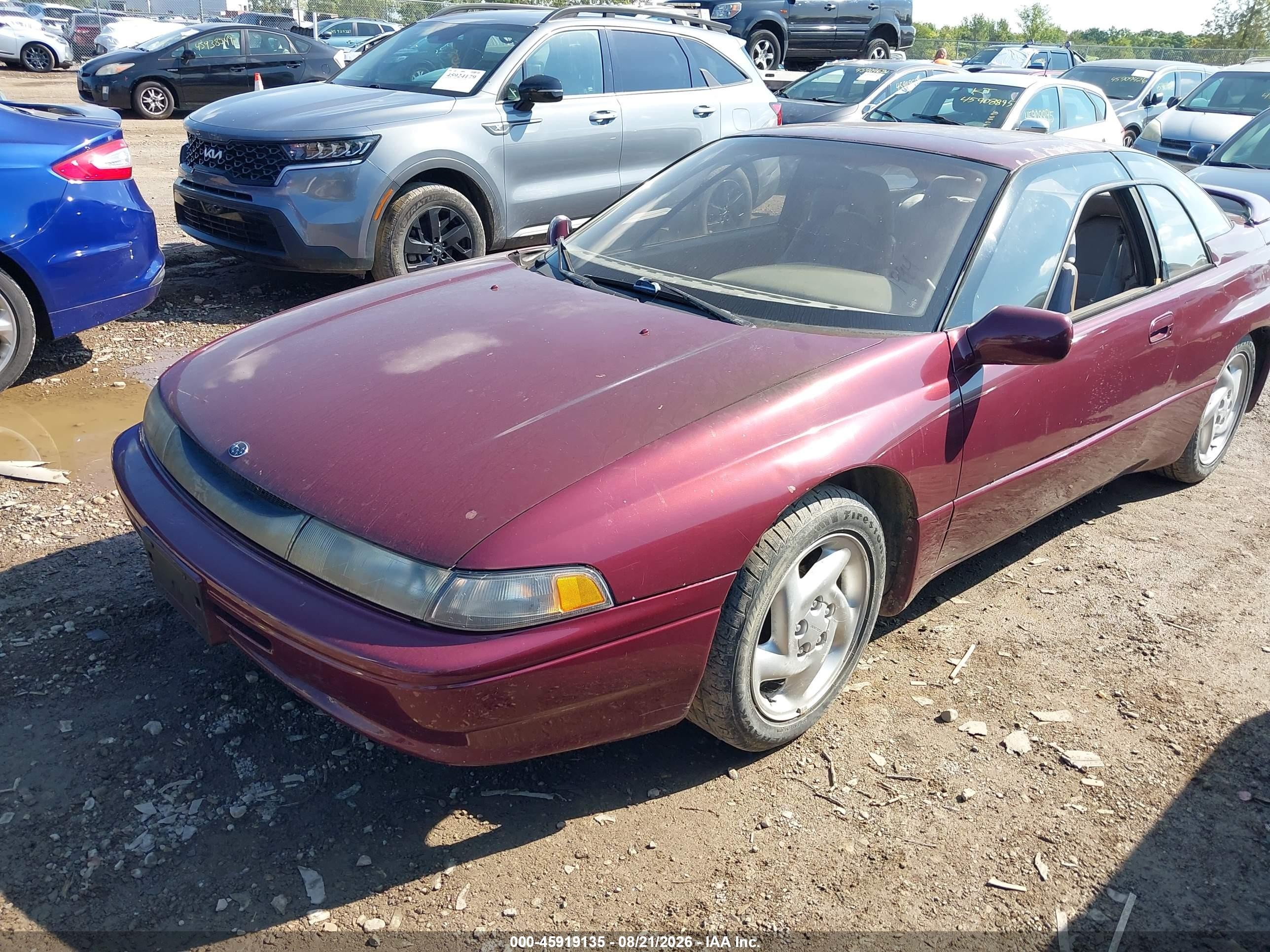 1994 Subaru Svx Ls Red vin: JF1CX3450RK102423
