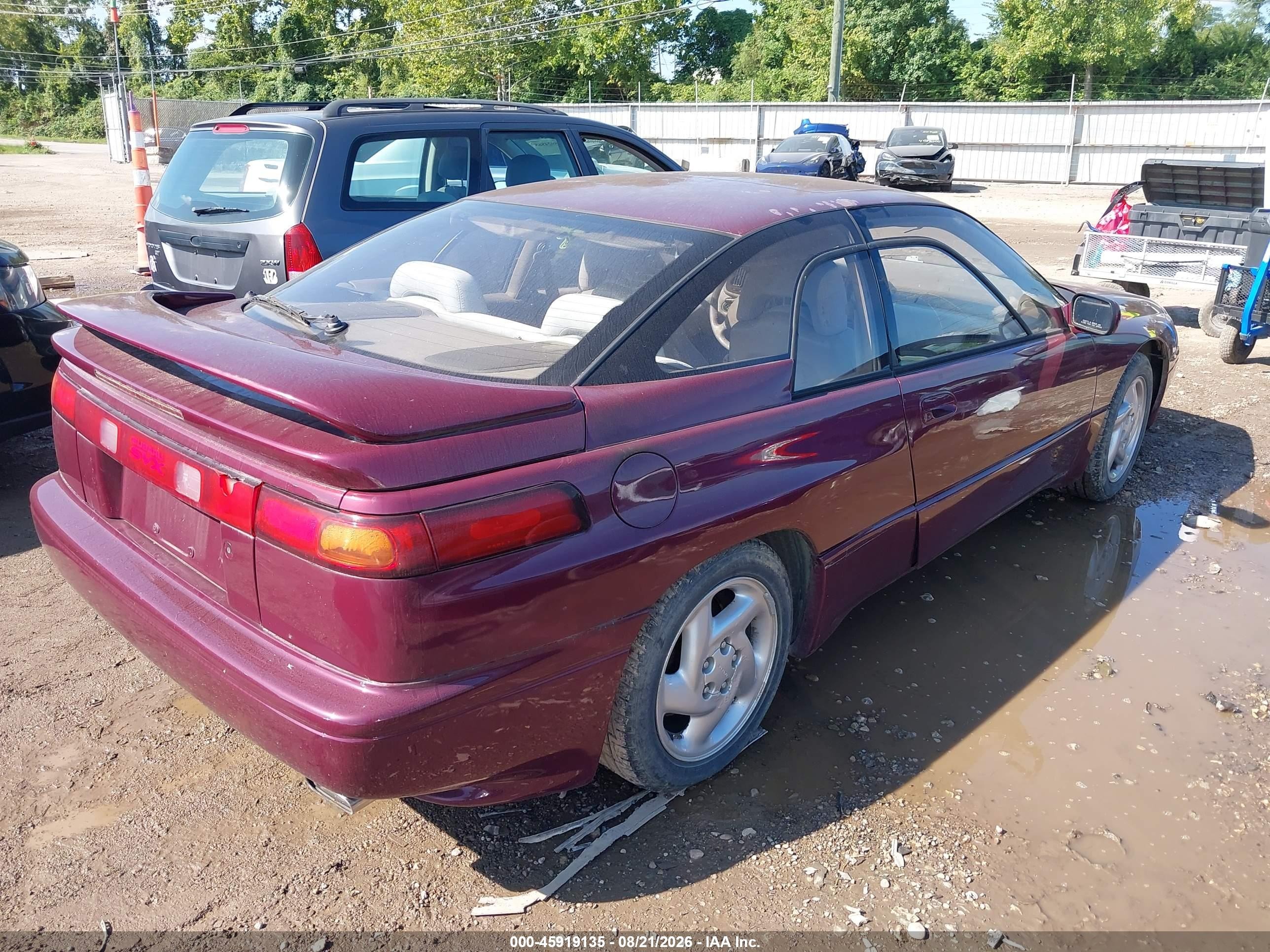 1994 Subaru Svx Ls Red vin: JF1CX3450RK102423
