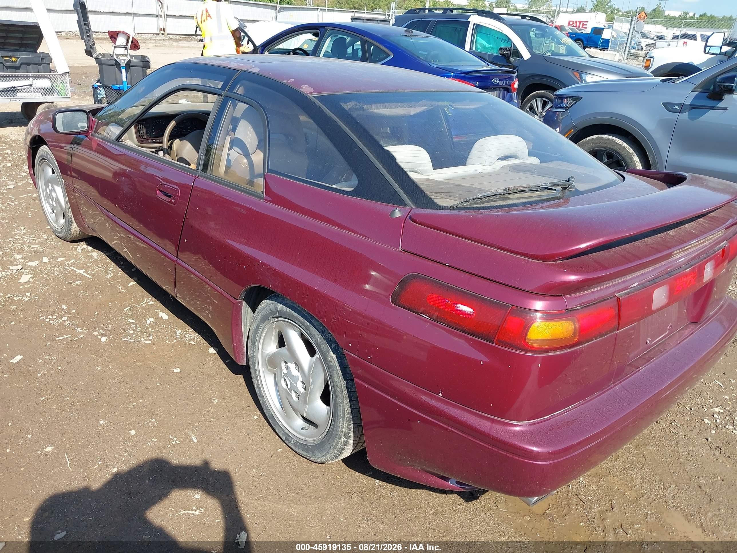 1994 Subaru Svx Ls Red vin: JF1CX3450RK102423