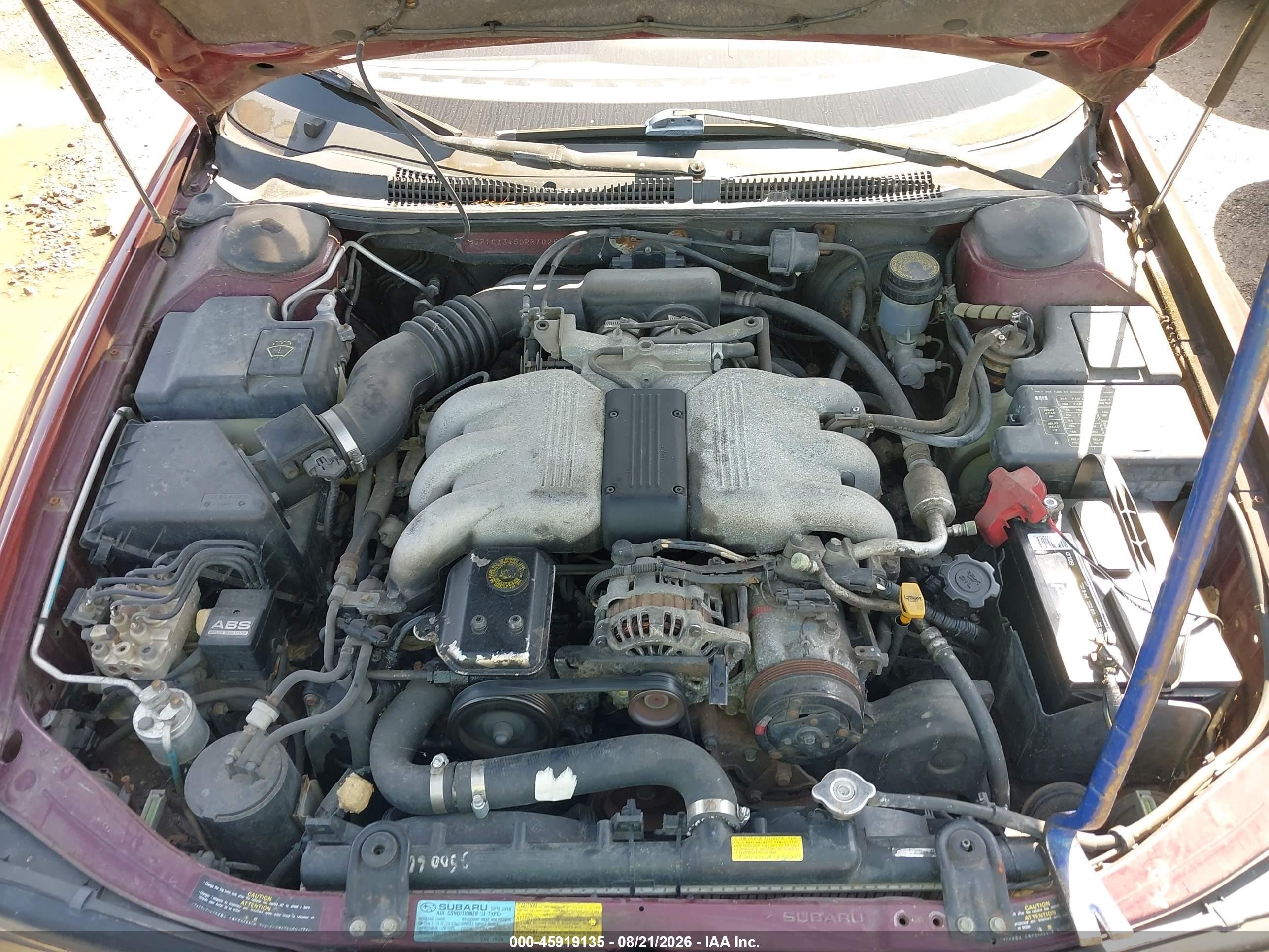 1994 Subaru Svx Ls Red vin: JF1CX3450RK102423