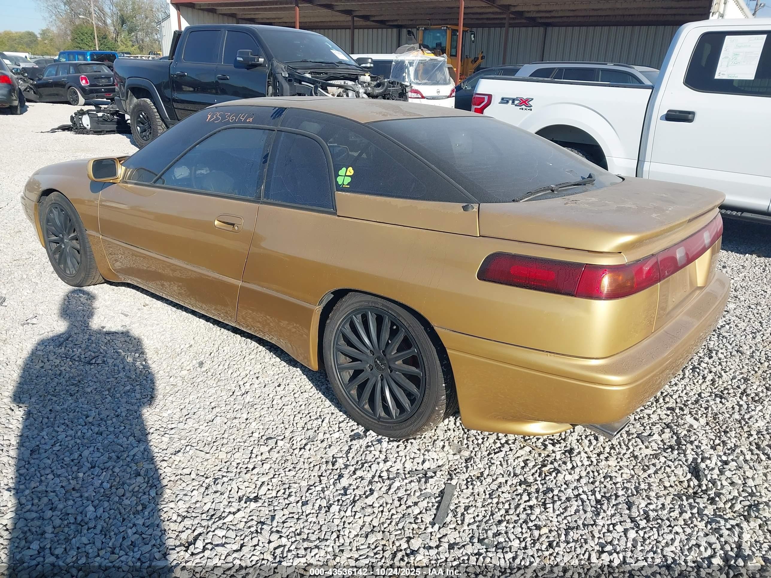 1992 Subaru Svx Lsl Gold vin: JF1CX3530NH100160