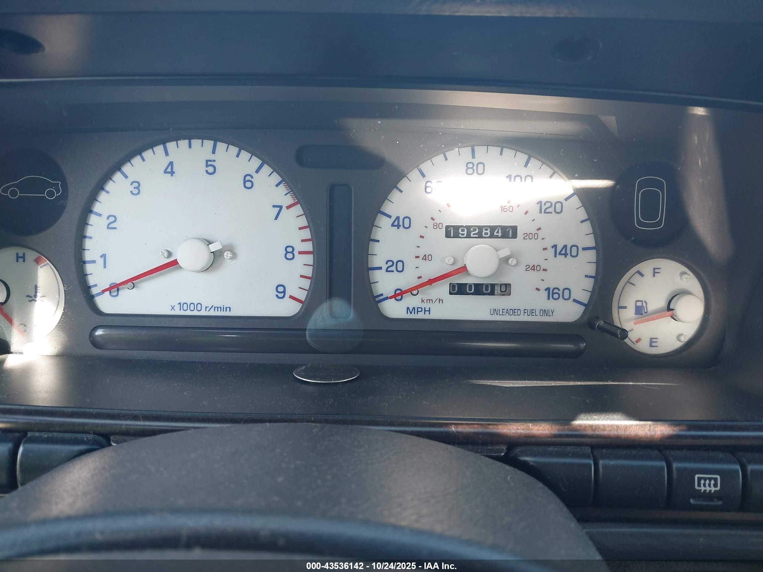1992 Subaru Svx Lsl Gold vin: JF1CX3530NH100160