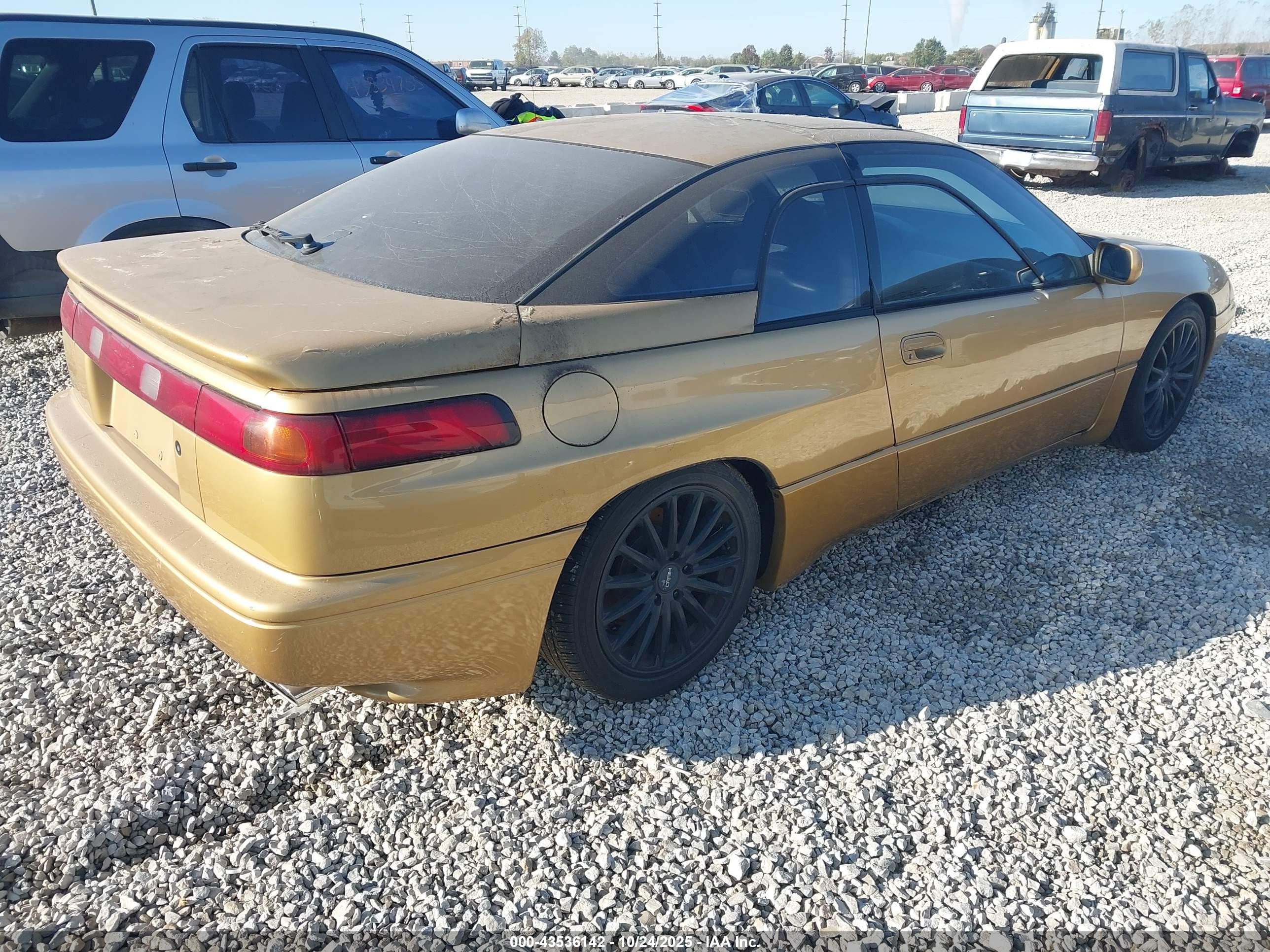 1992 Subaru Svx Lsl Gold vin: JF1CX3530NH100160
