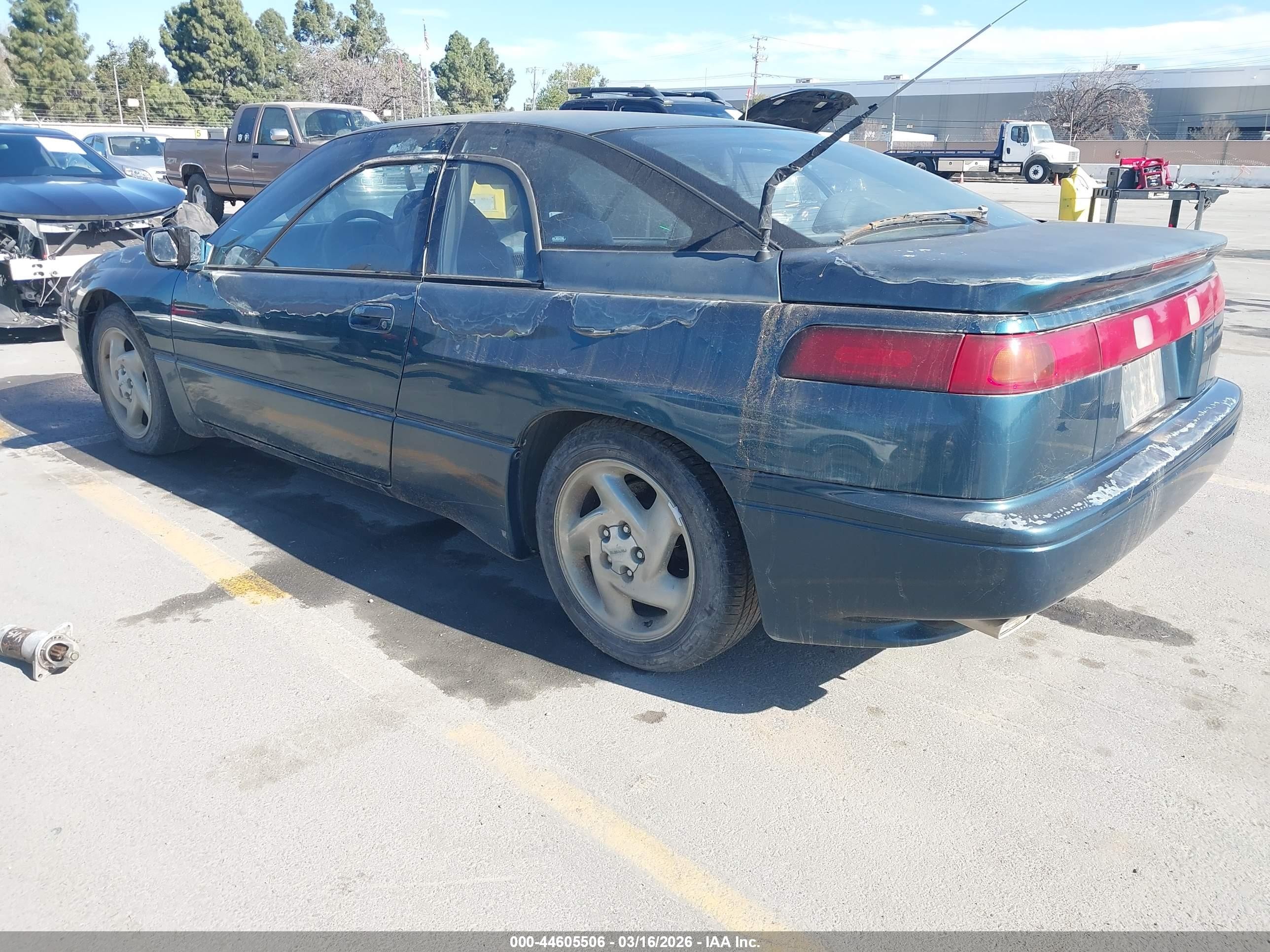 1992 Subaru Svx Lsl Green vin: JF1CX3531NH101401