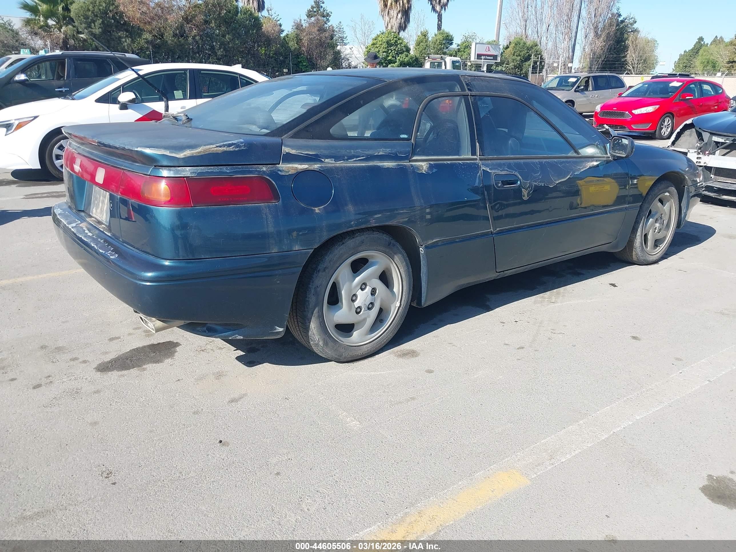1992 Subaru Svx Lsl Green vin: JF1CX3531NH101401