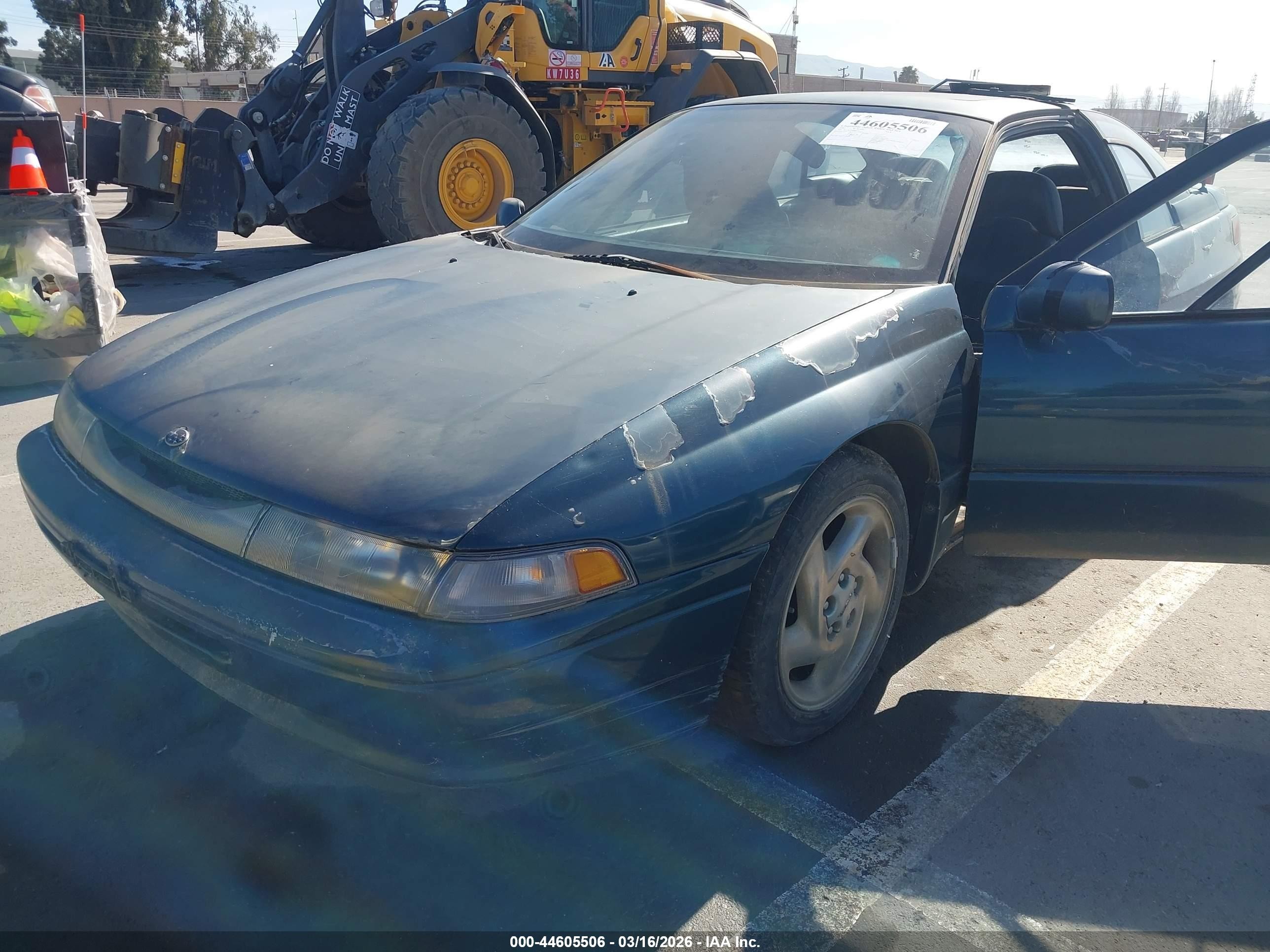 1992 Subaru Svx Lsl Green vin: JF1CX3531NH101401