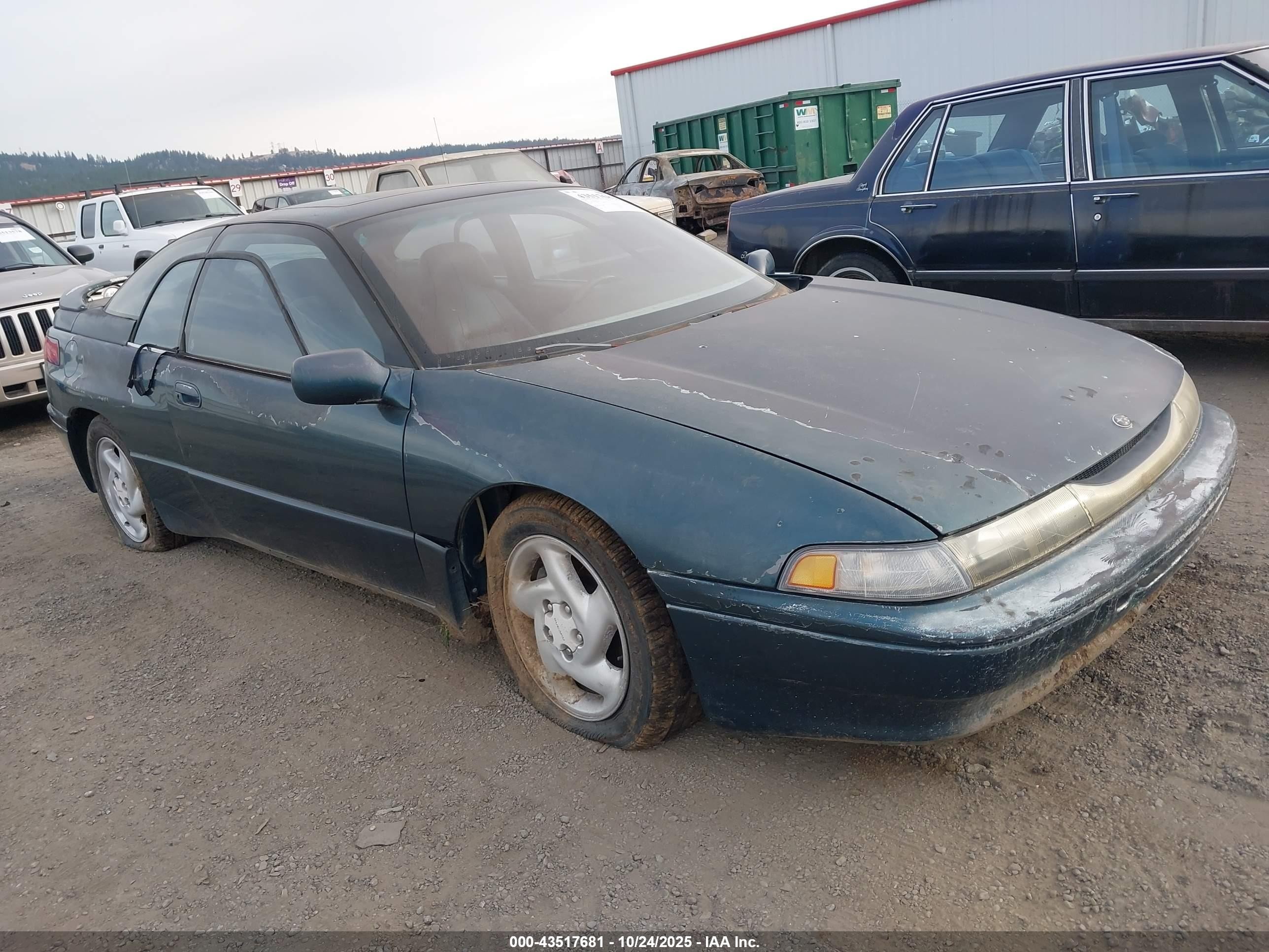 1992 Subaru Svx Lsl Green vin: JF1CX3536NH104455