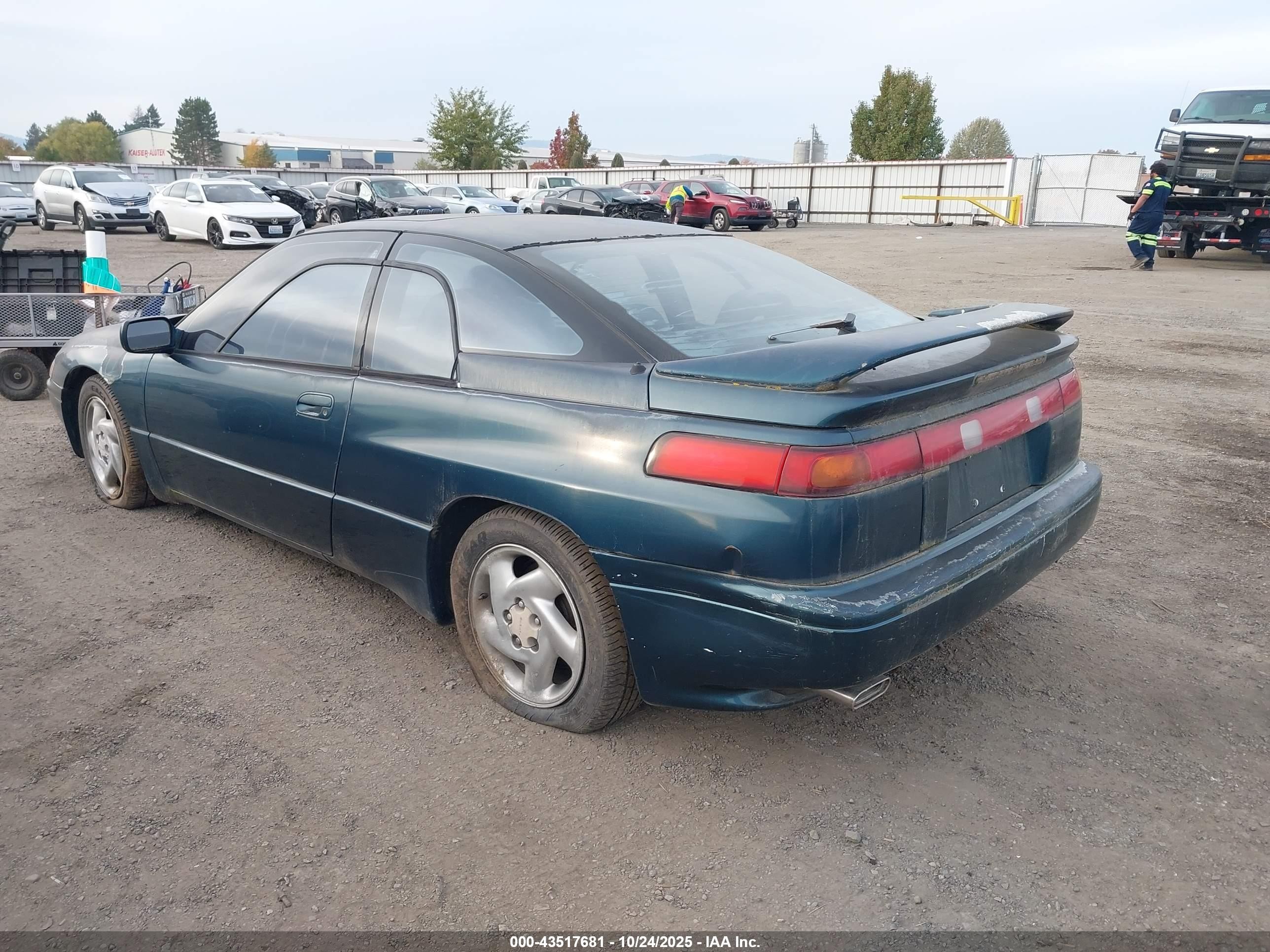 1992 Subaru Svx Lsl Green vin: JF1CX3536NH104455