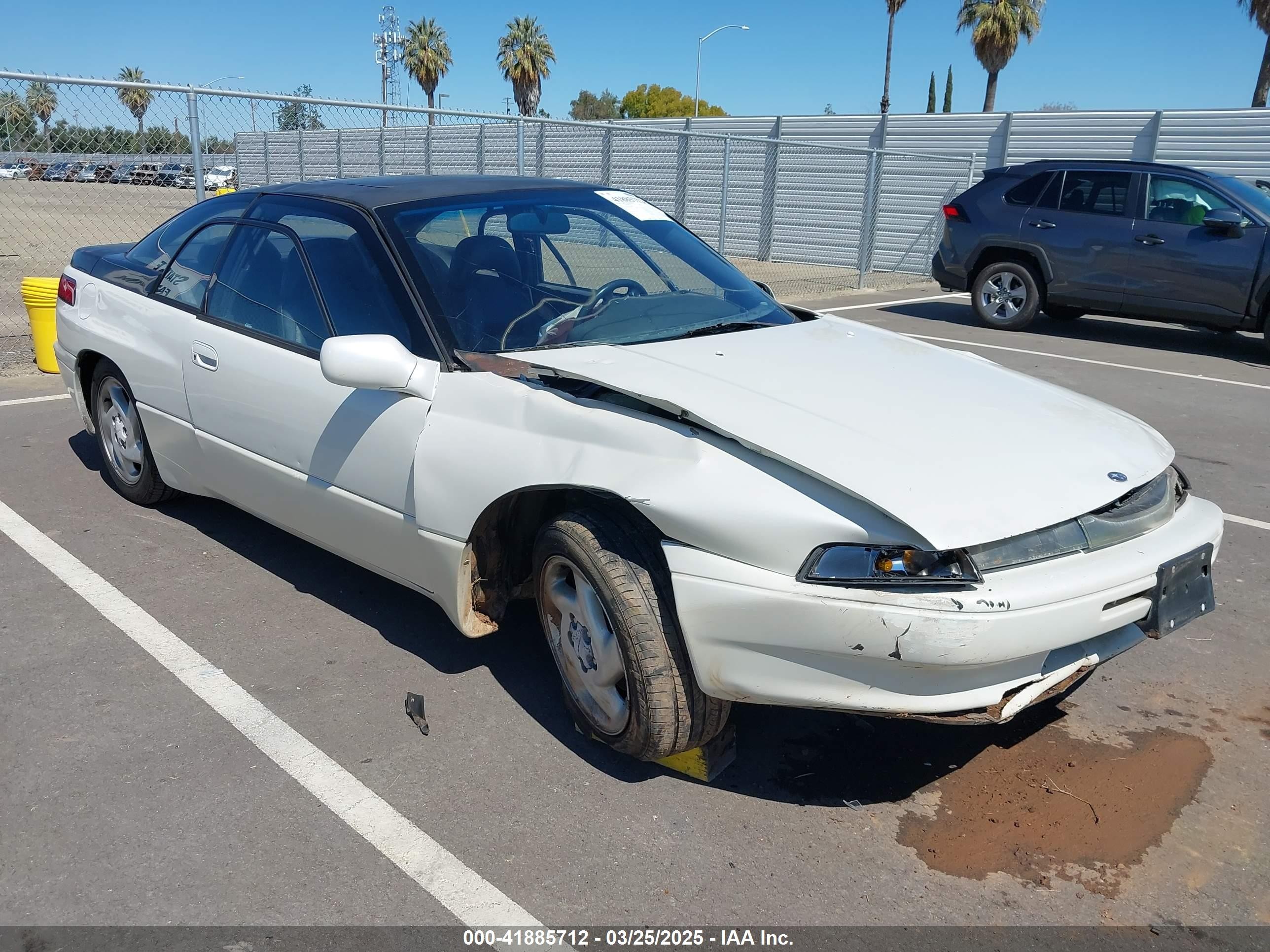 1992 Subaru Svx Lsl White vin: JF1CX3537NH108966
