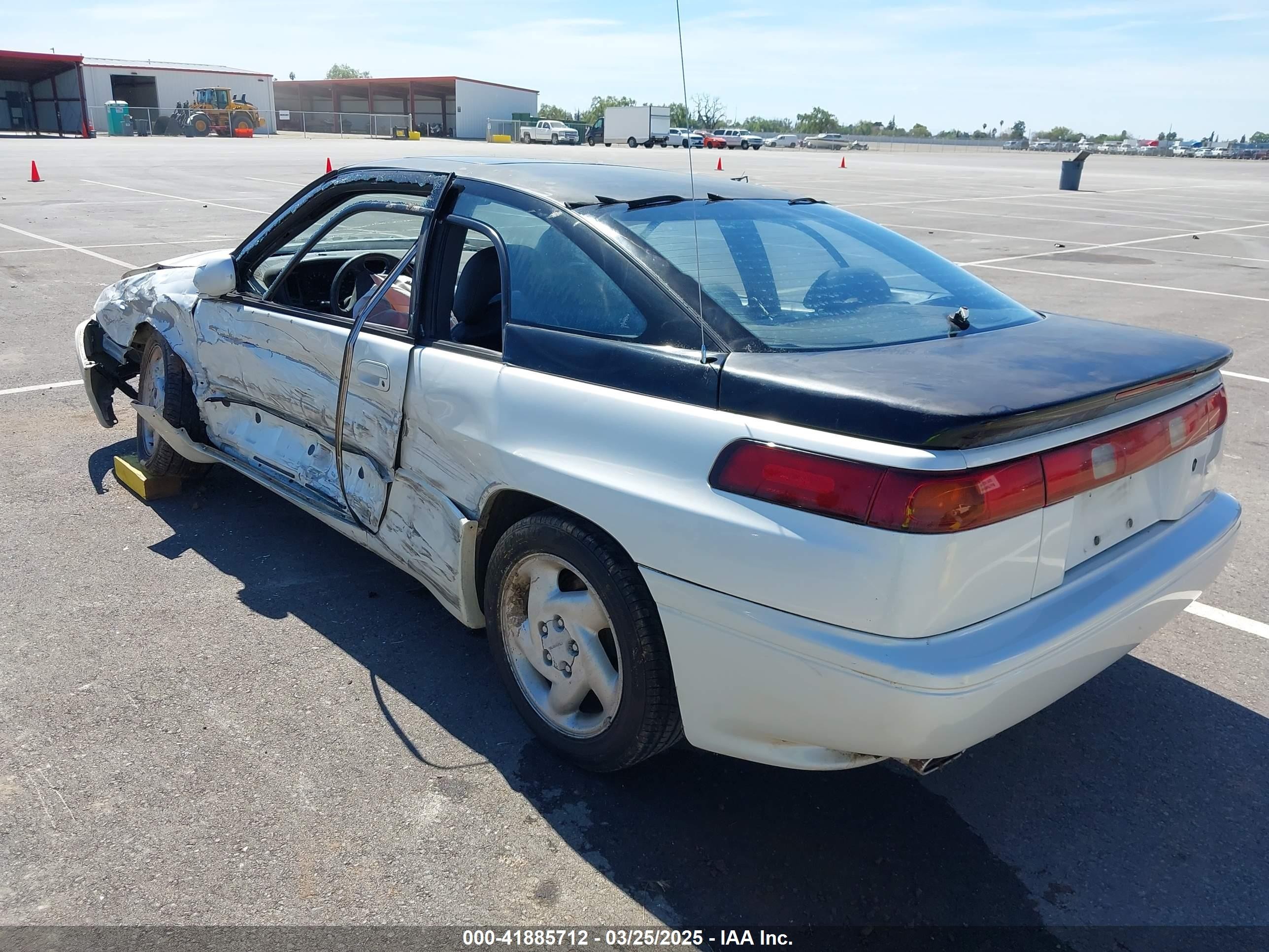 1992 Subaru Svx Lsl White vin: JF1CX3537NH108966