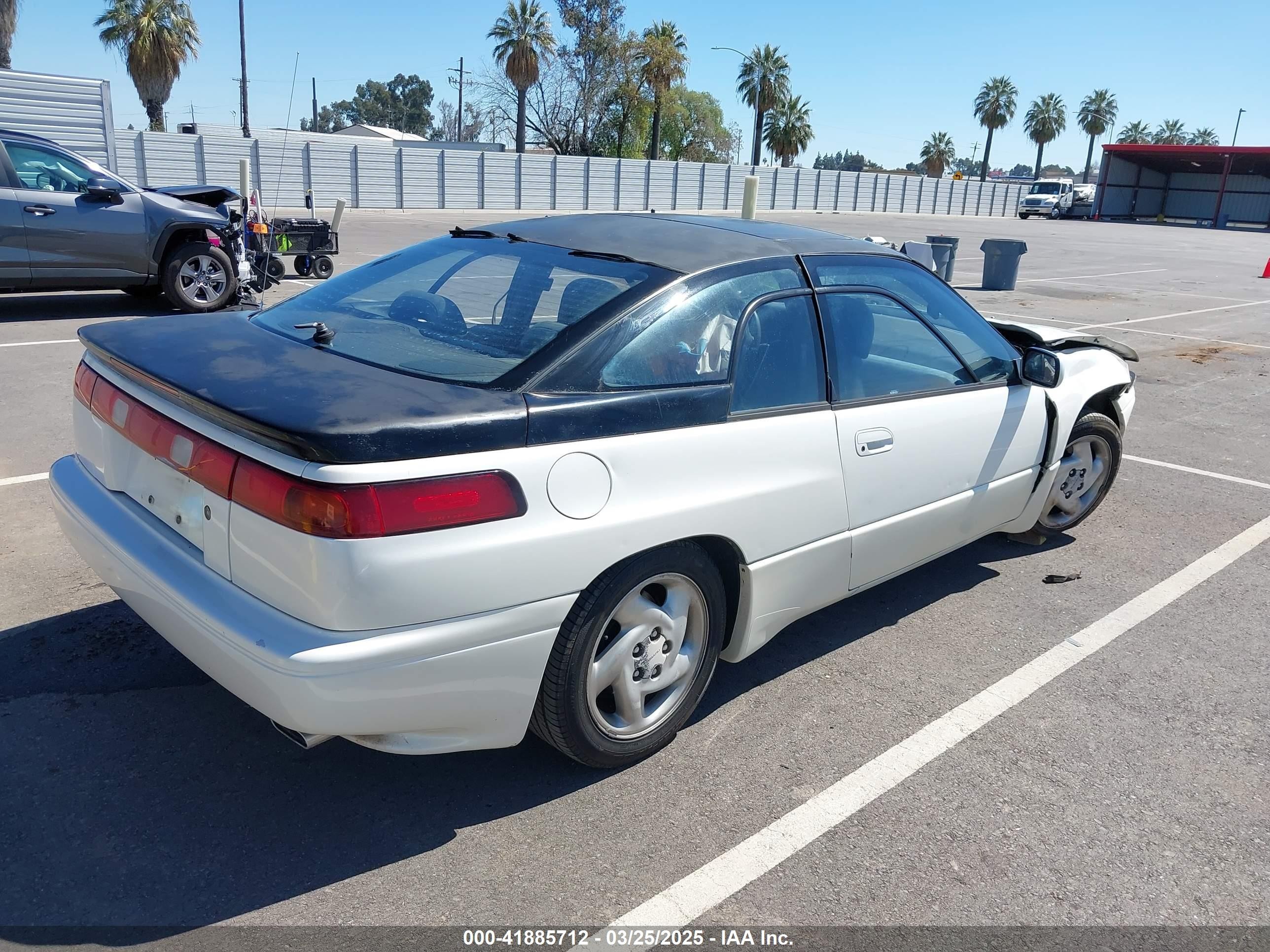 1992 Subaru Svx Lsl White vin: JF1CX3537NH108966