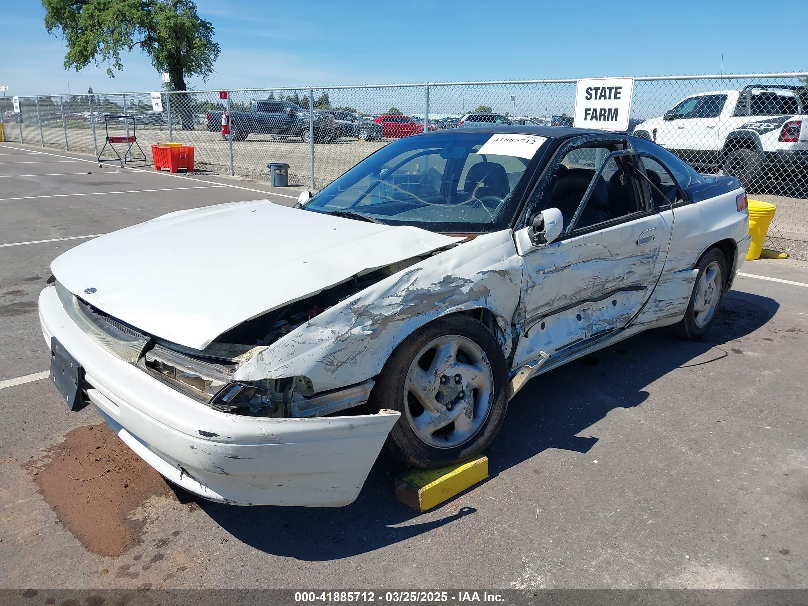1992 Subaru Svx Lsl White vin: JF1CX3537NH108966