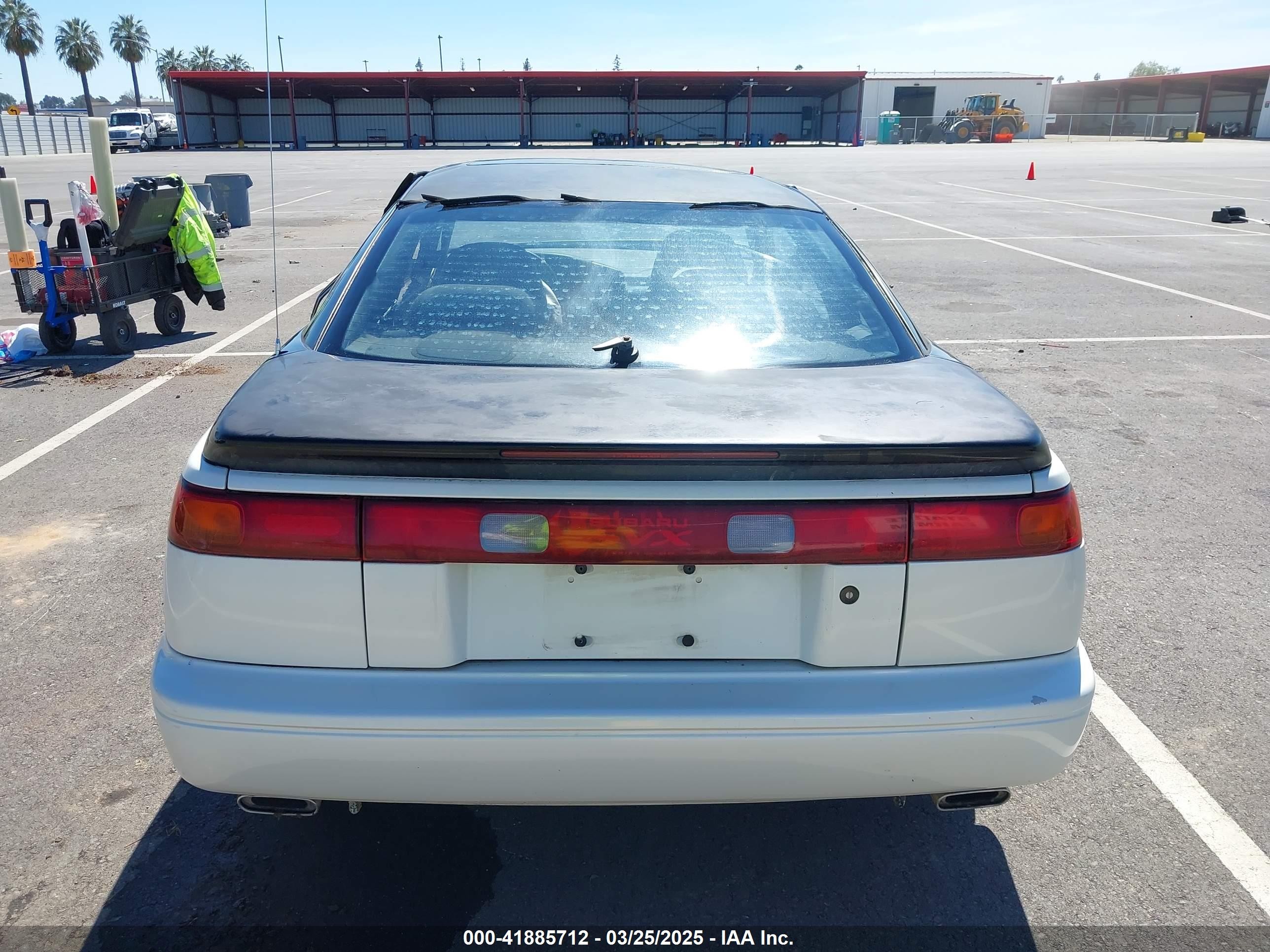 1992 Subaru Svx Lsl White vin: JF1CX3537NH108966