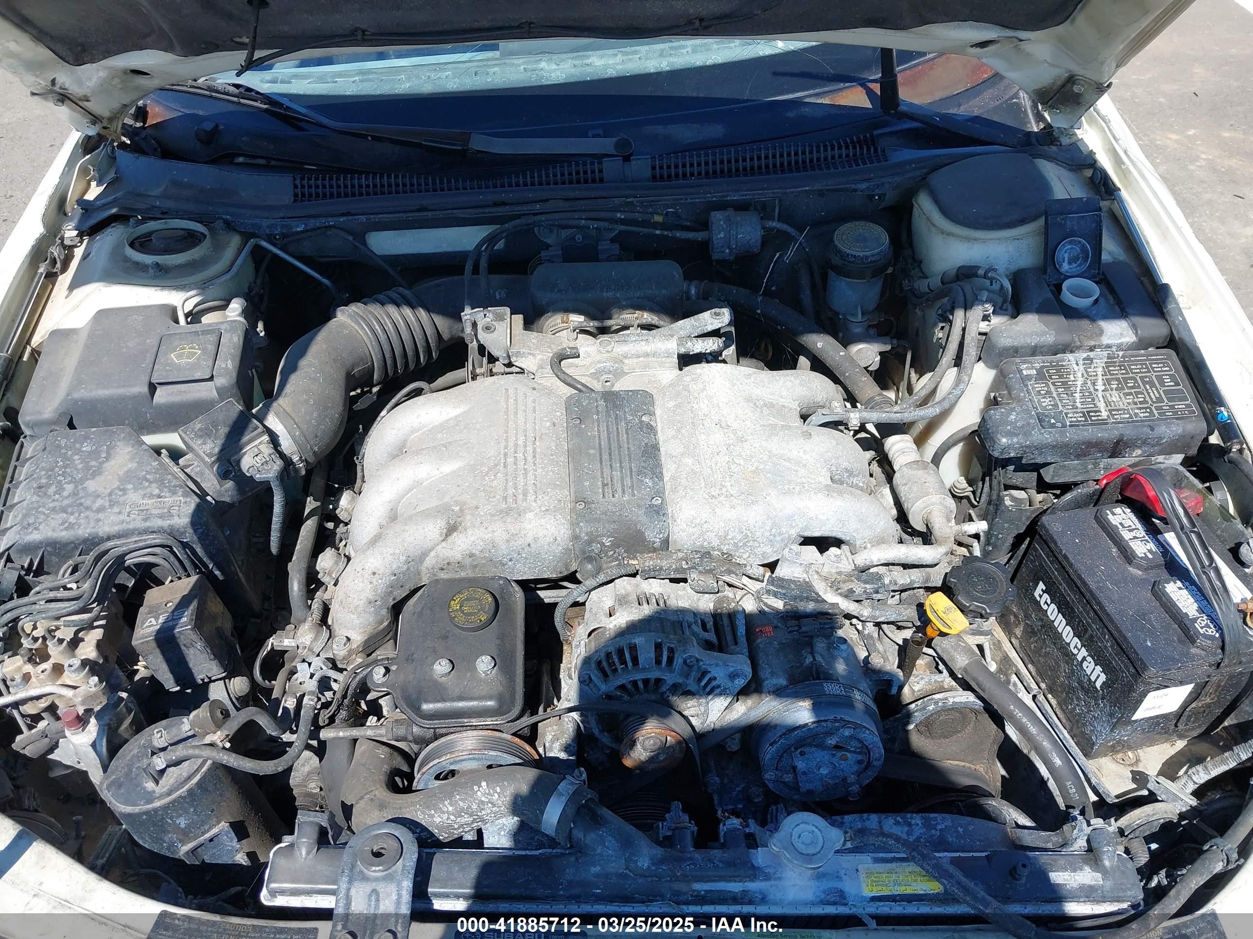 1992 Subaru Svx Lsl White vin: JF1CX3537NH108966