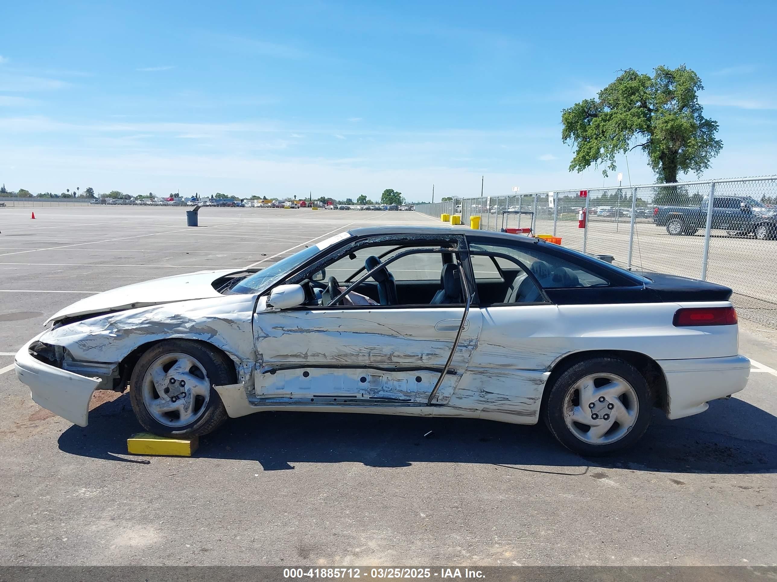 1992 Subaru Svx Lsl White vin: JF1CX3537NH108966