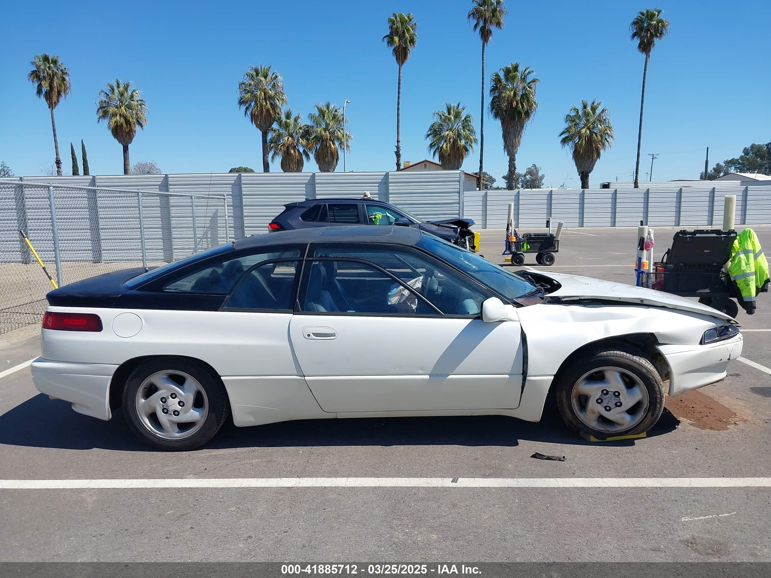 1992 Subaru Svx Lsl White vin: JF1CX3537NH108966