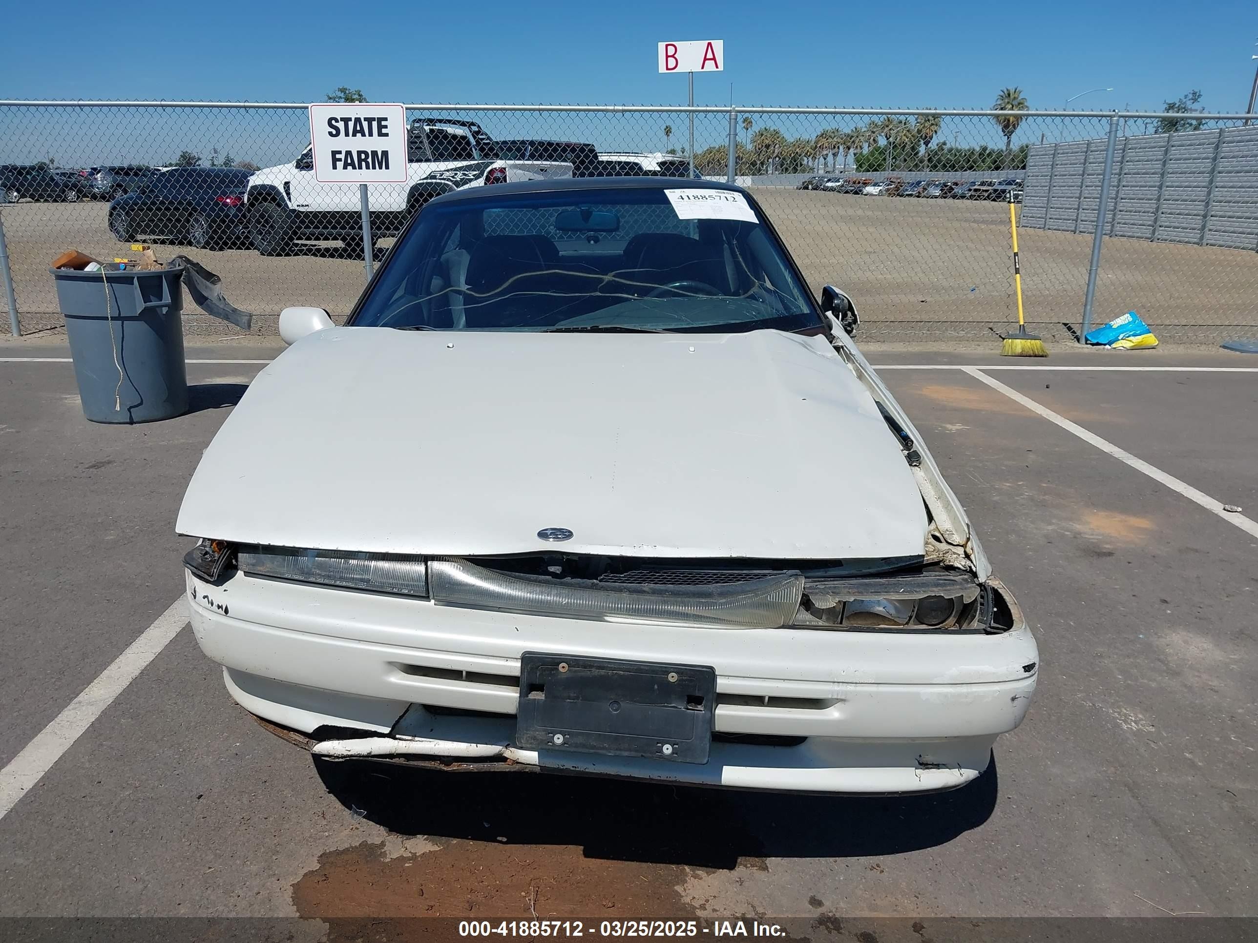 1992 Subaru Svx Lsl White vin: JF1CX3537NH108966