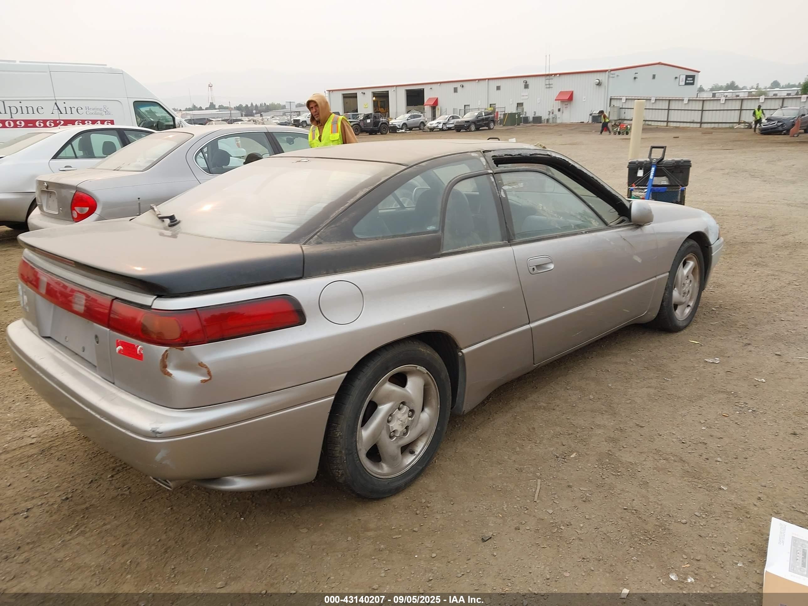 1992 Subaru Svx Lsl Silver vin: JF1CX3539NH103767