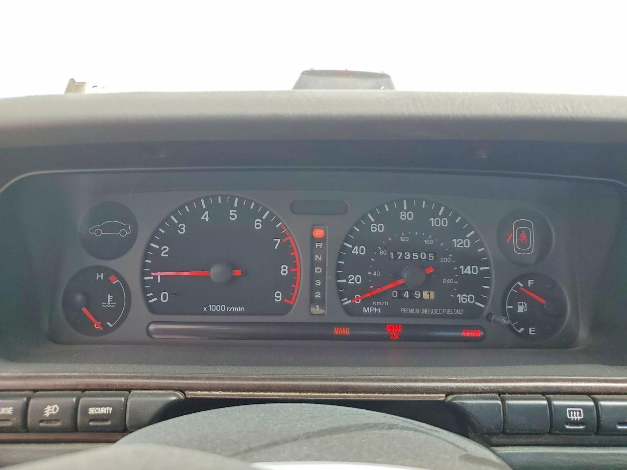 1992 Subaru Svx Lsl Blue vin: JF1CX353XNH104152