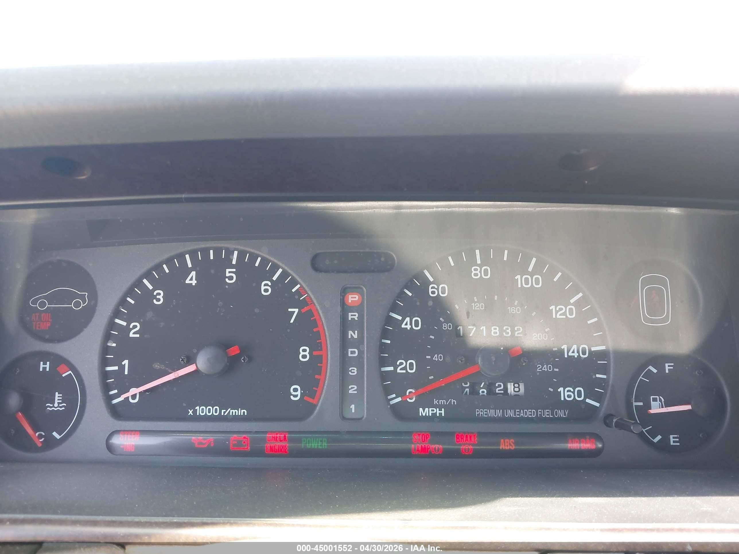 1992 Subaru Svx Lsl Green vin: JF1CX353XNH105589