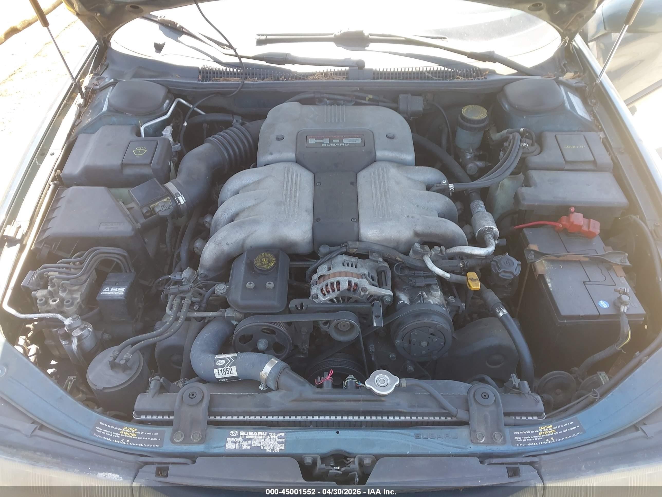 1992 Subaru Svx Lsl Green vin: JF1CX353XNH105589