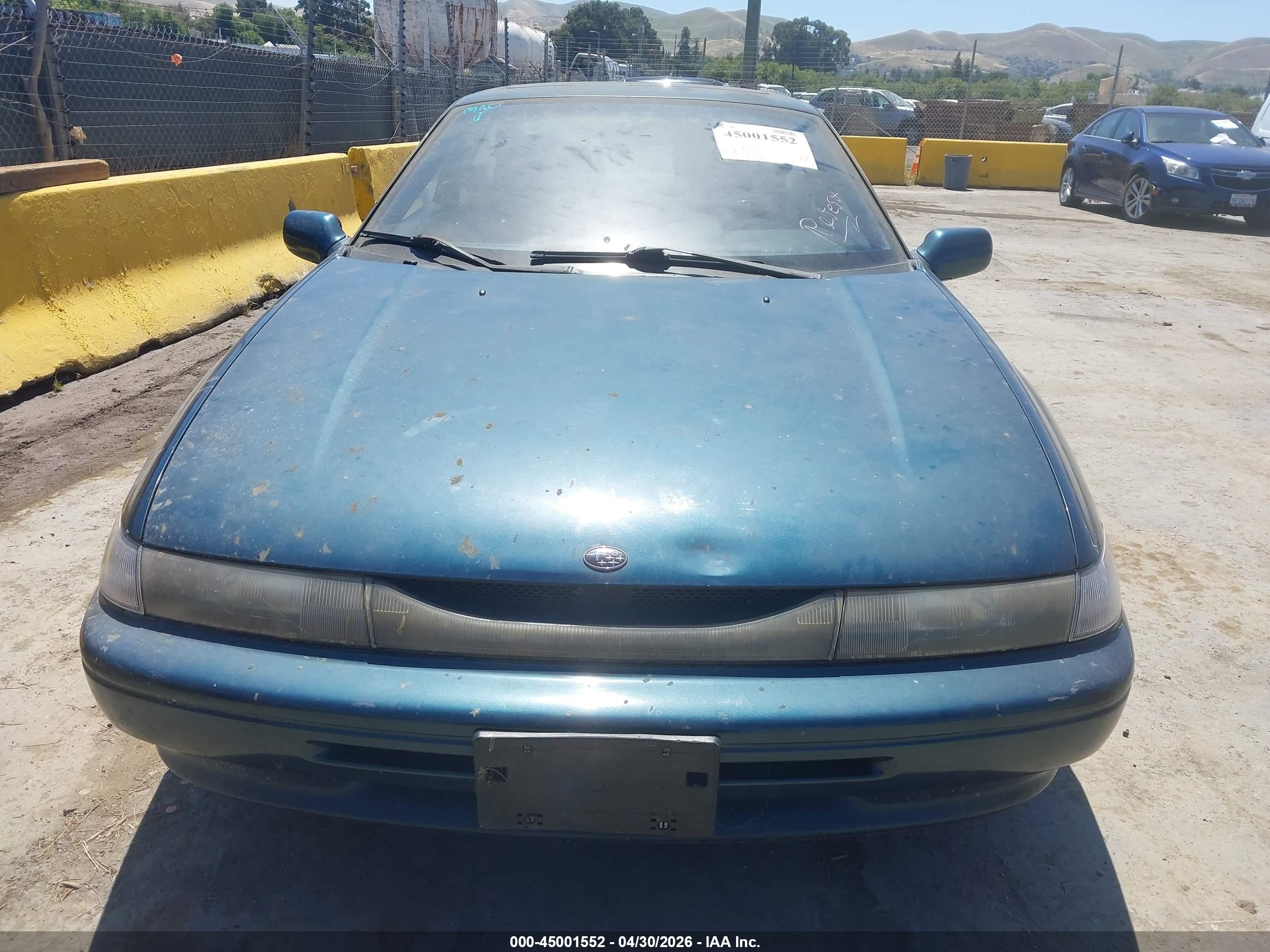 1992 Subaru Svx Lsl Green vin: JF1CX353XNH105589