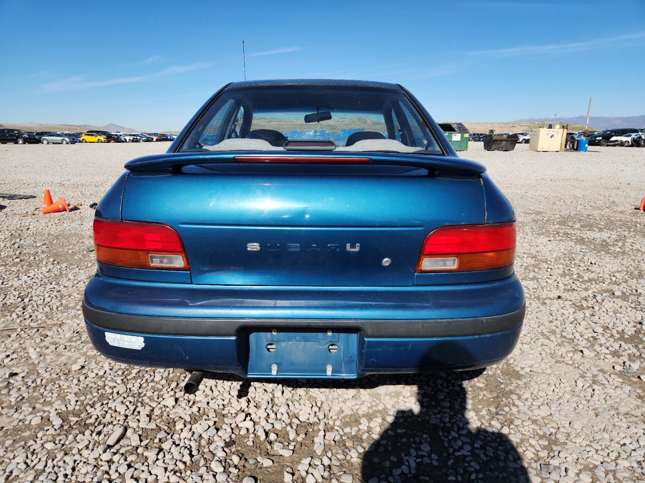 1993 Subaru Impreza L Teal vin: JF1GC2245PB500225
