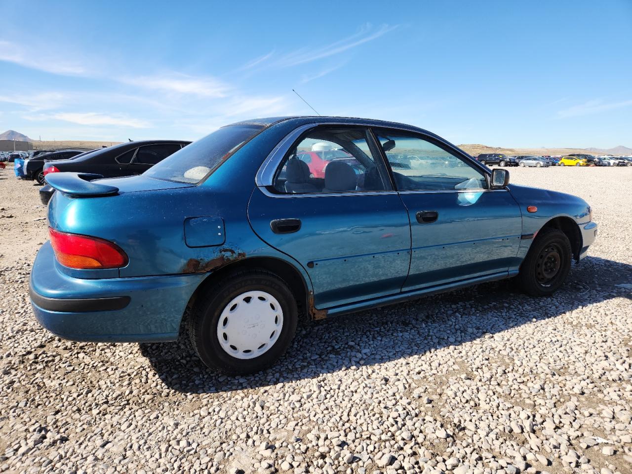 1993 Subaru Impreza L Teal vin: JF1GC2245PB500225
