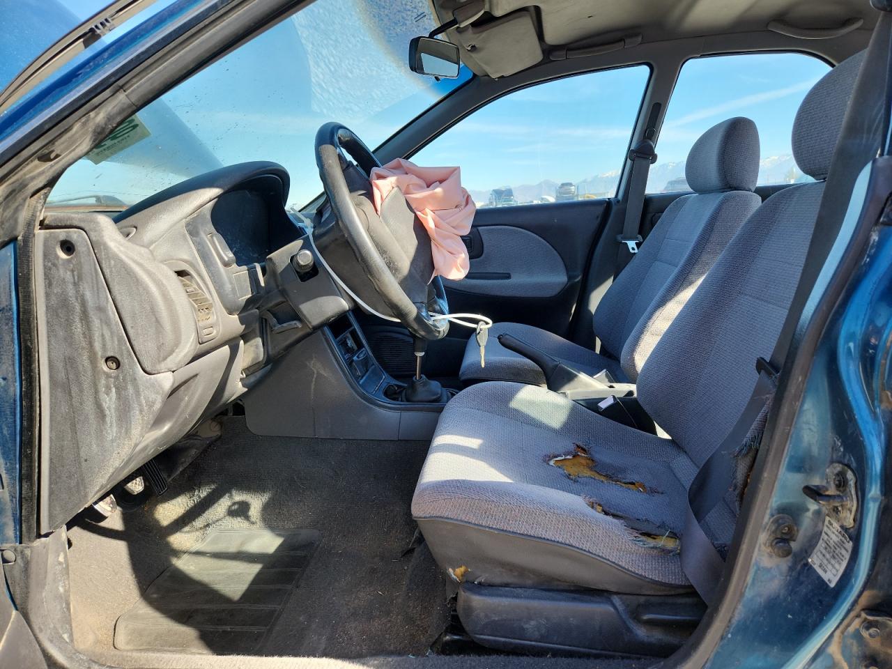 1993 Subaru Impreza L Teal vin: JF1GC2245PB500225