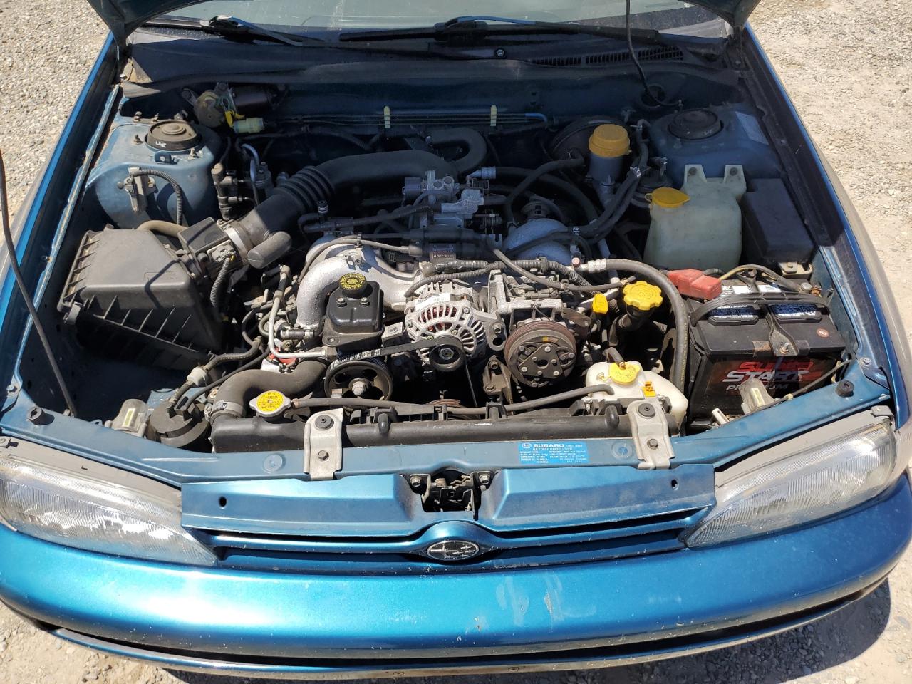 1993 Subaru Impreza L Plus   Teal vin: JF1GC2443PH510374
