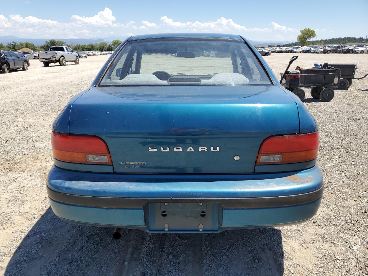 1993 Subaru Impreza L Plus   Teal vin: JF1GC2443PH510374