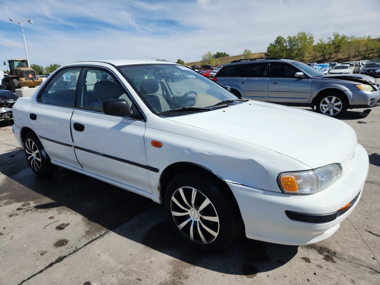1993 Subaru Impreza L Plus White vin: JF1GC2443PH516272