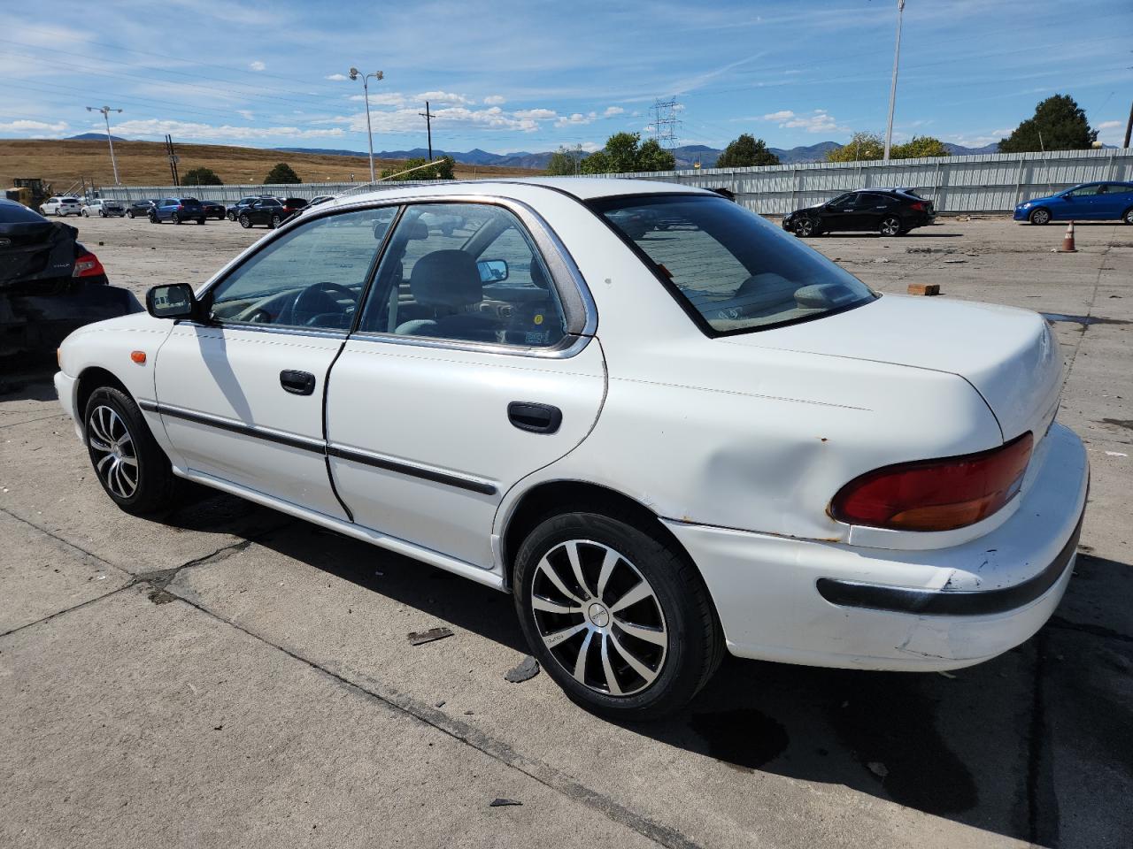 1993 Subaru Impreza L Plus White vin: JF1GC2443PH516272