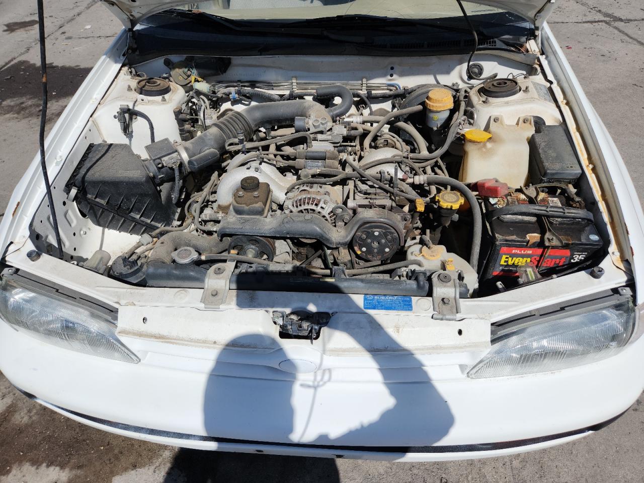 1993 Subaru Impreza L Plus White vin: JF1GC2443PH516272