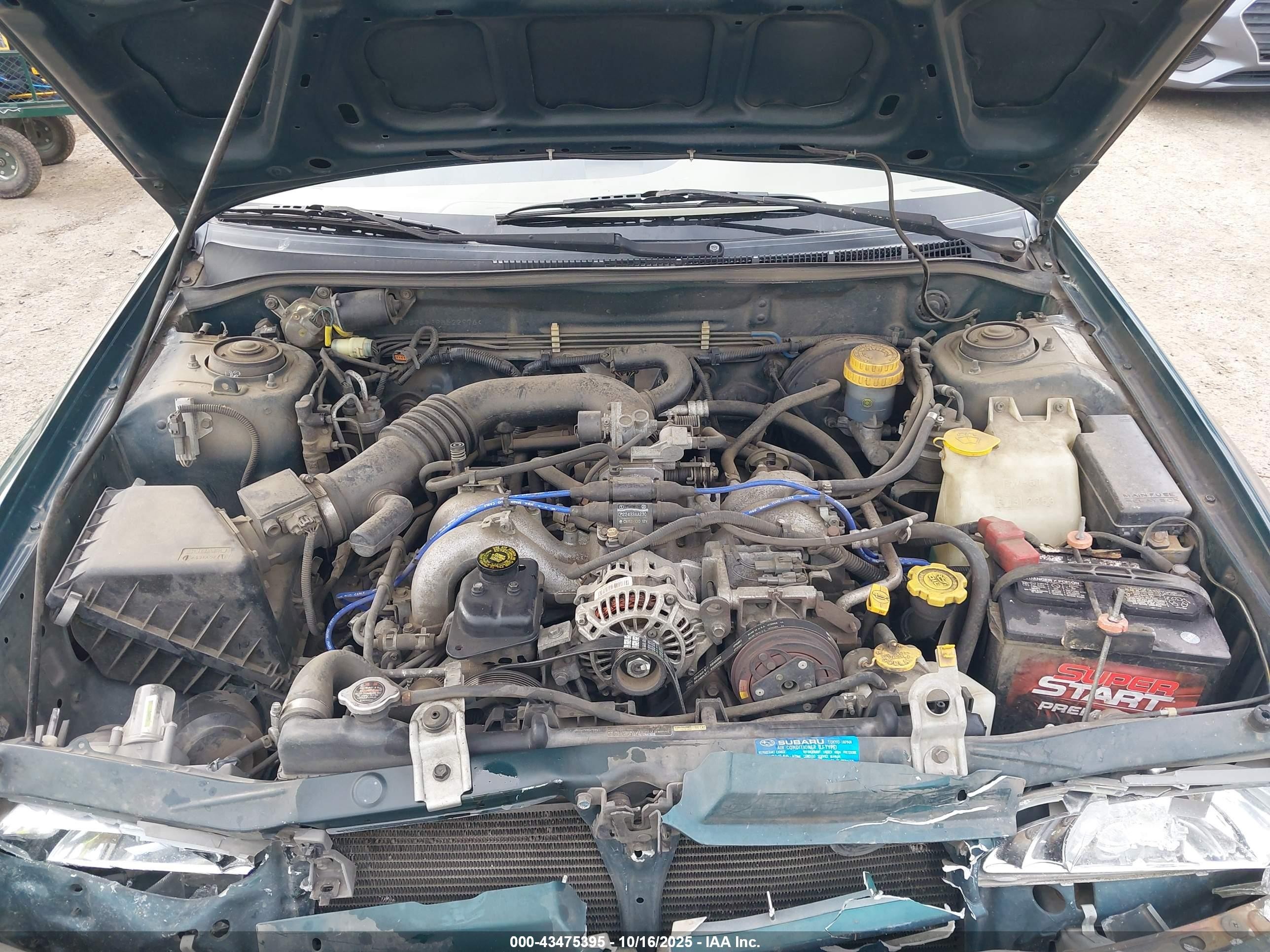 1993 Subaru Impreza L Plus Green vin: JF1GC2443PH522976
